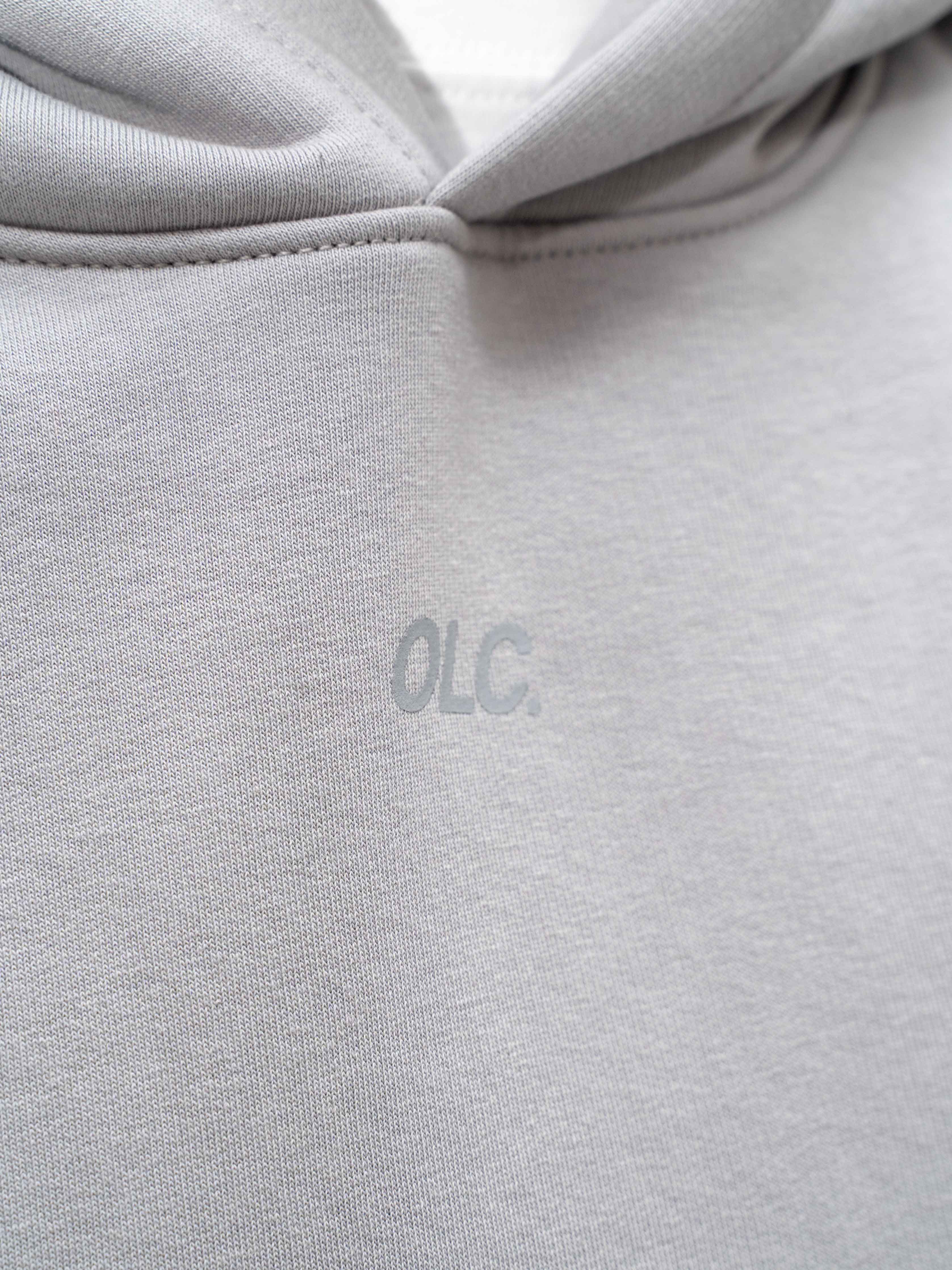 Confidence Hoodie - Neutral Grey/White