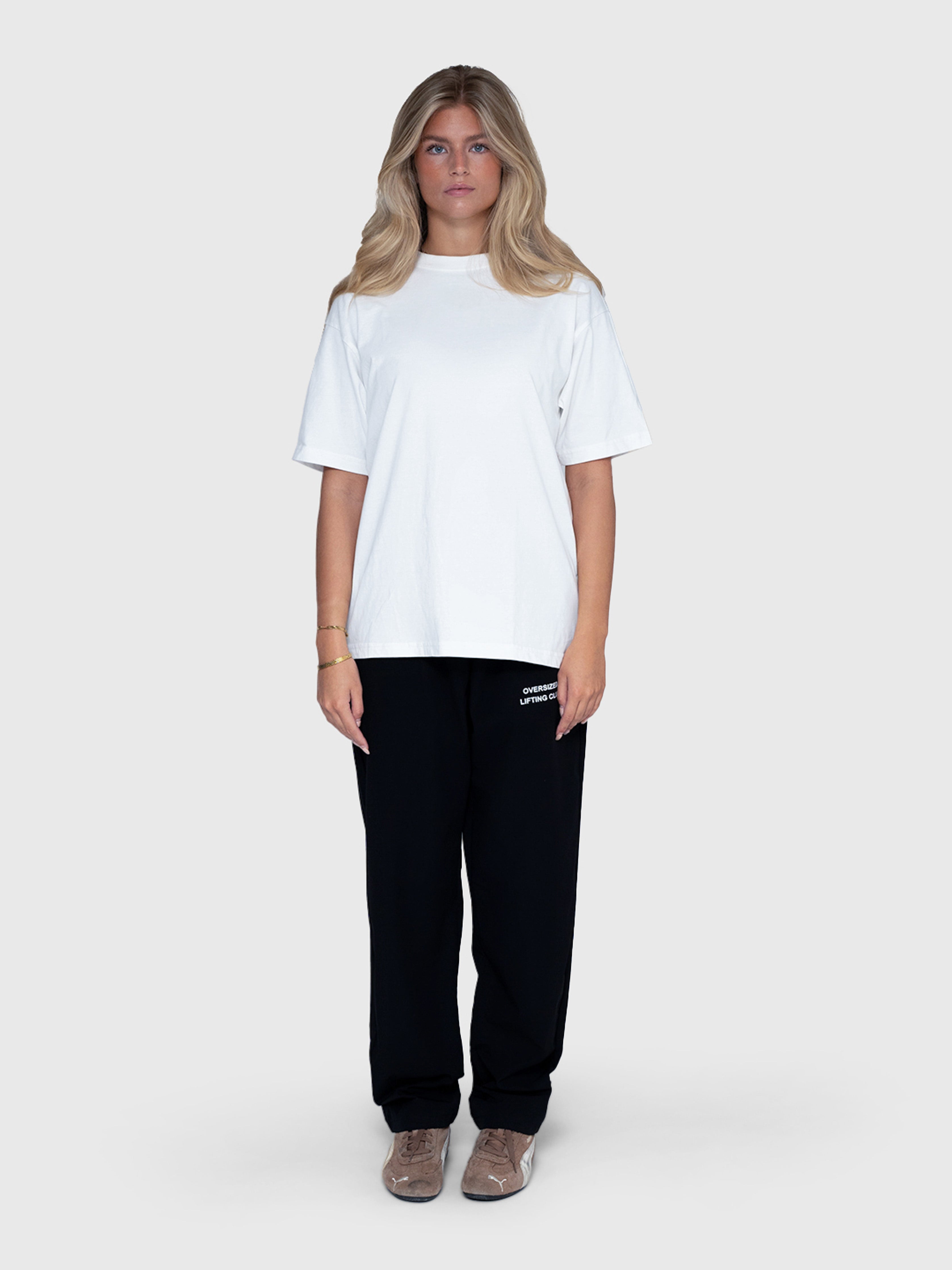 Smudgy Box Tee - White/Dark Yellow
