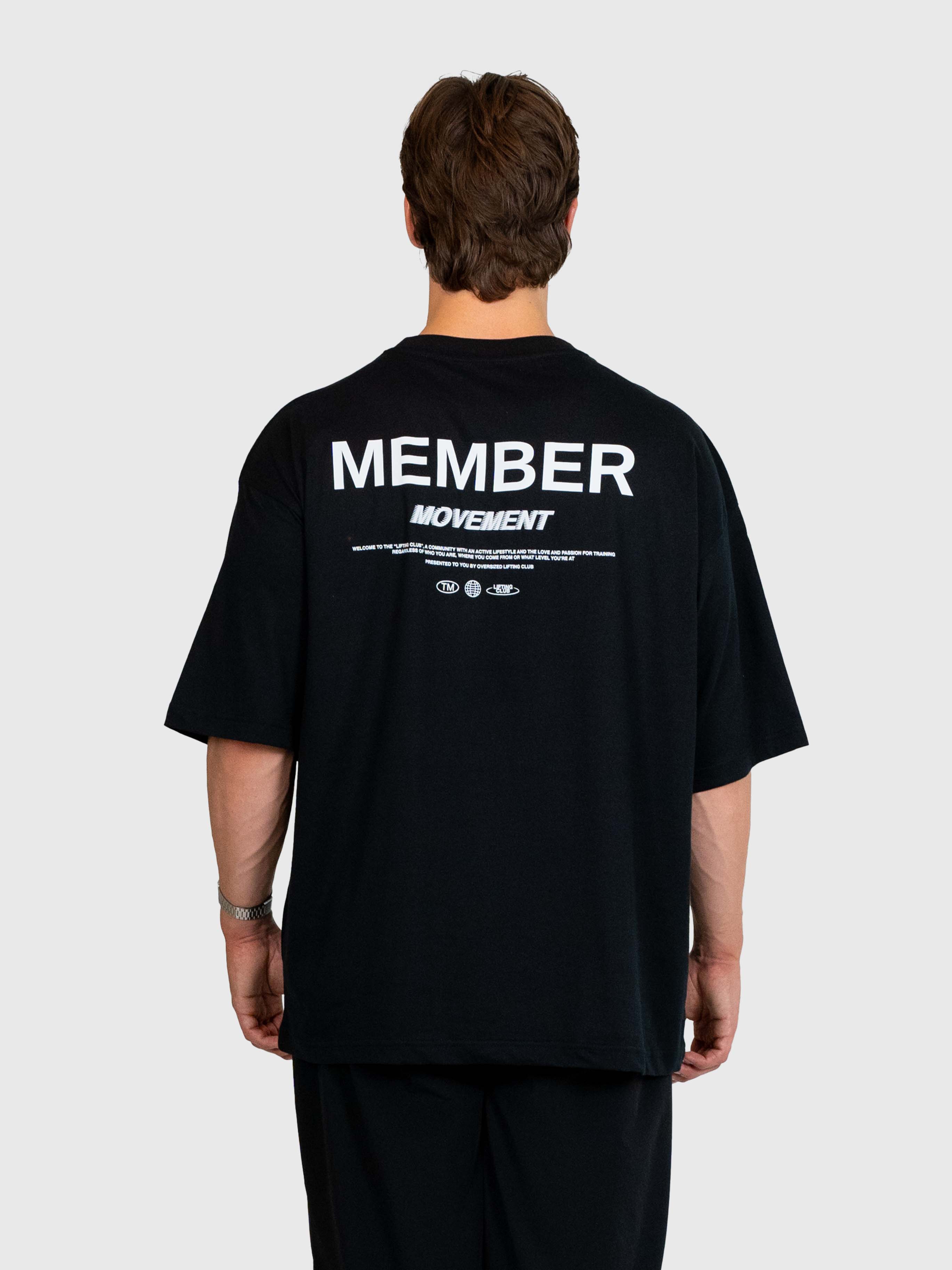 Member Box Tee - Black/White