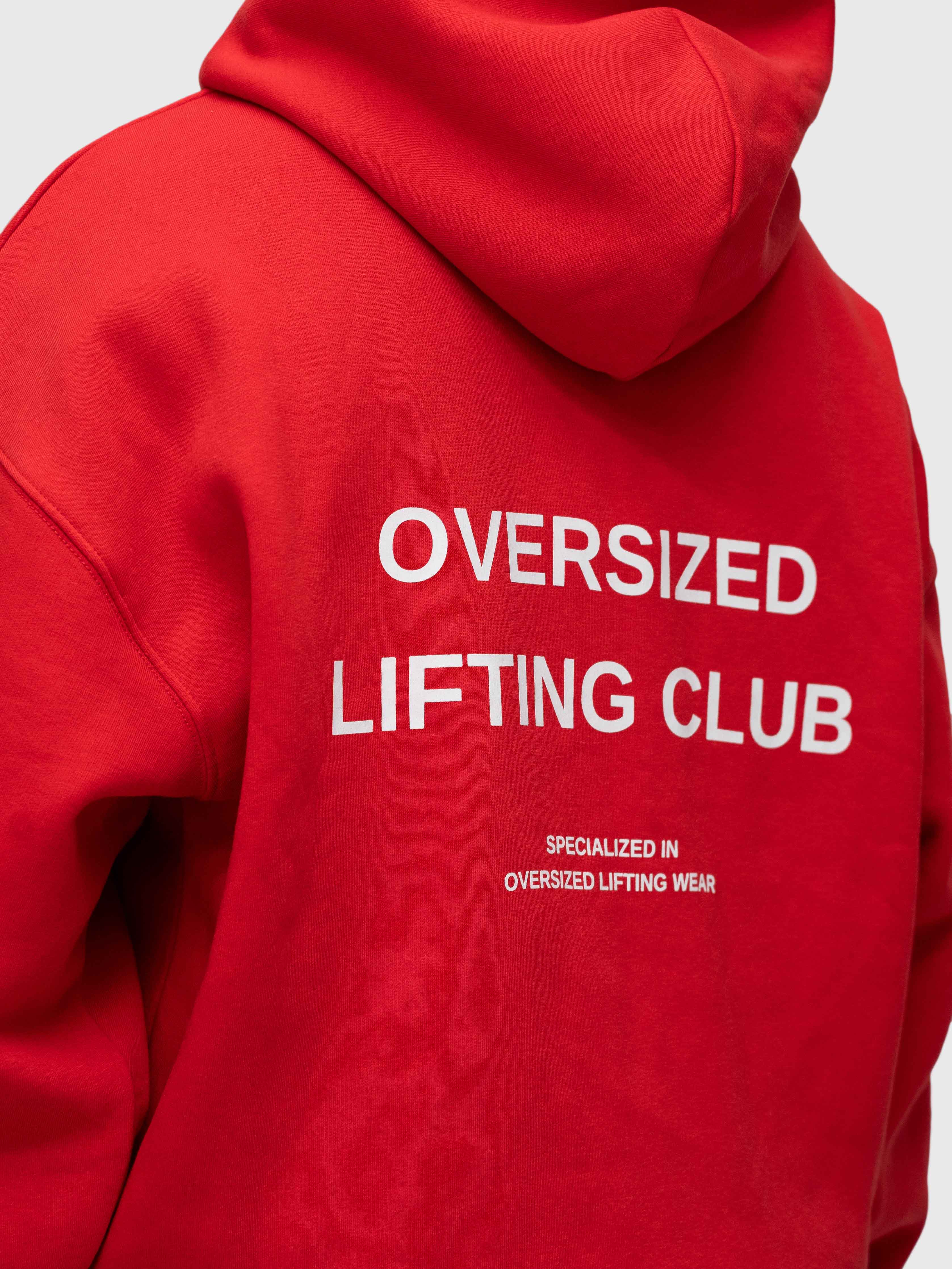 Confidence Zip Hoodie - Red/White