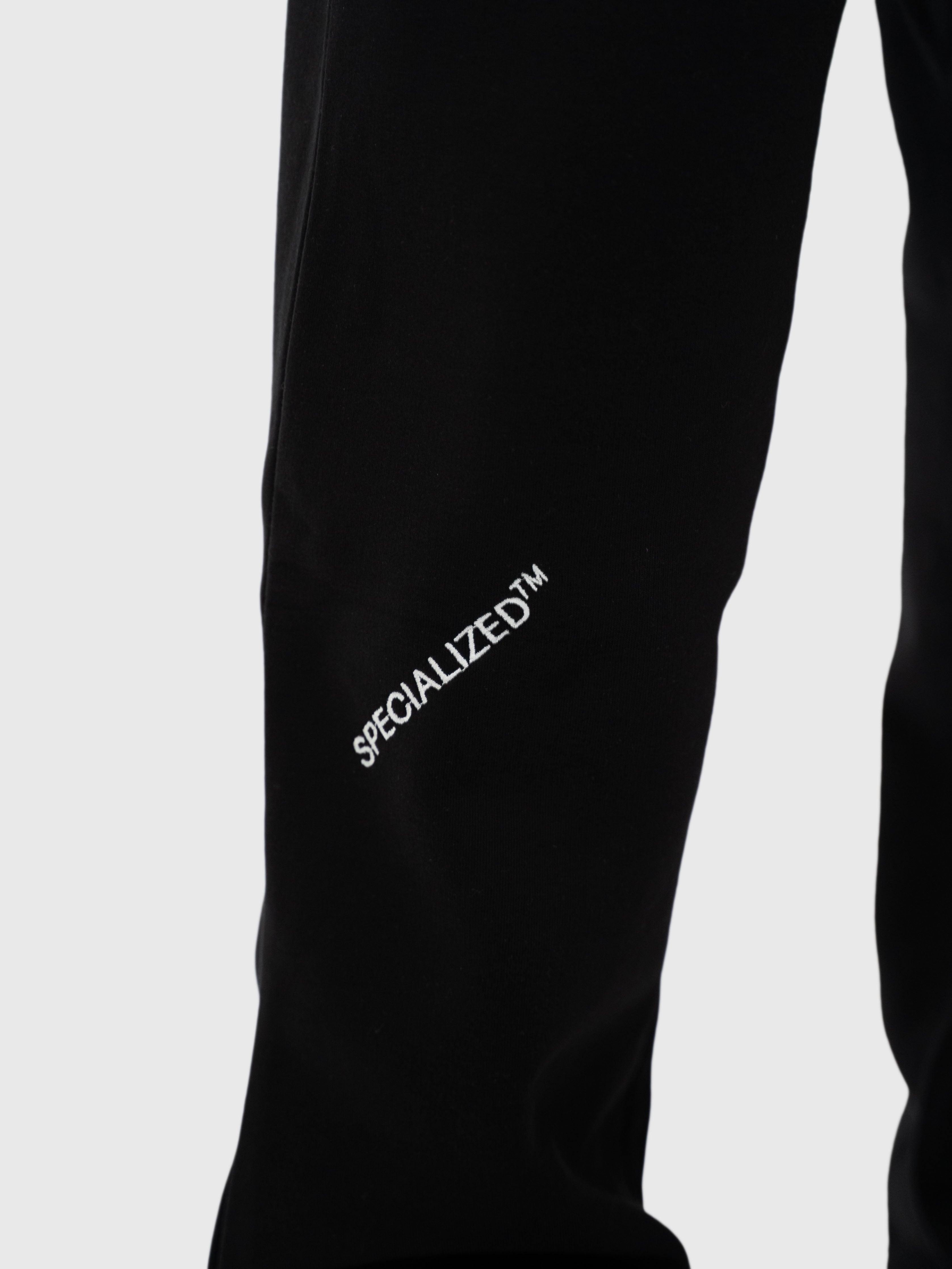 Confidence Straight Sweatpants - Black/White