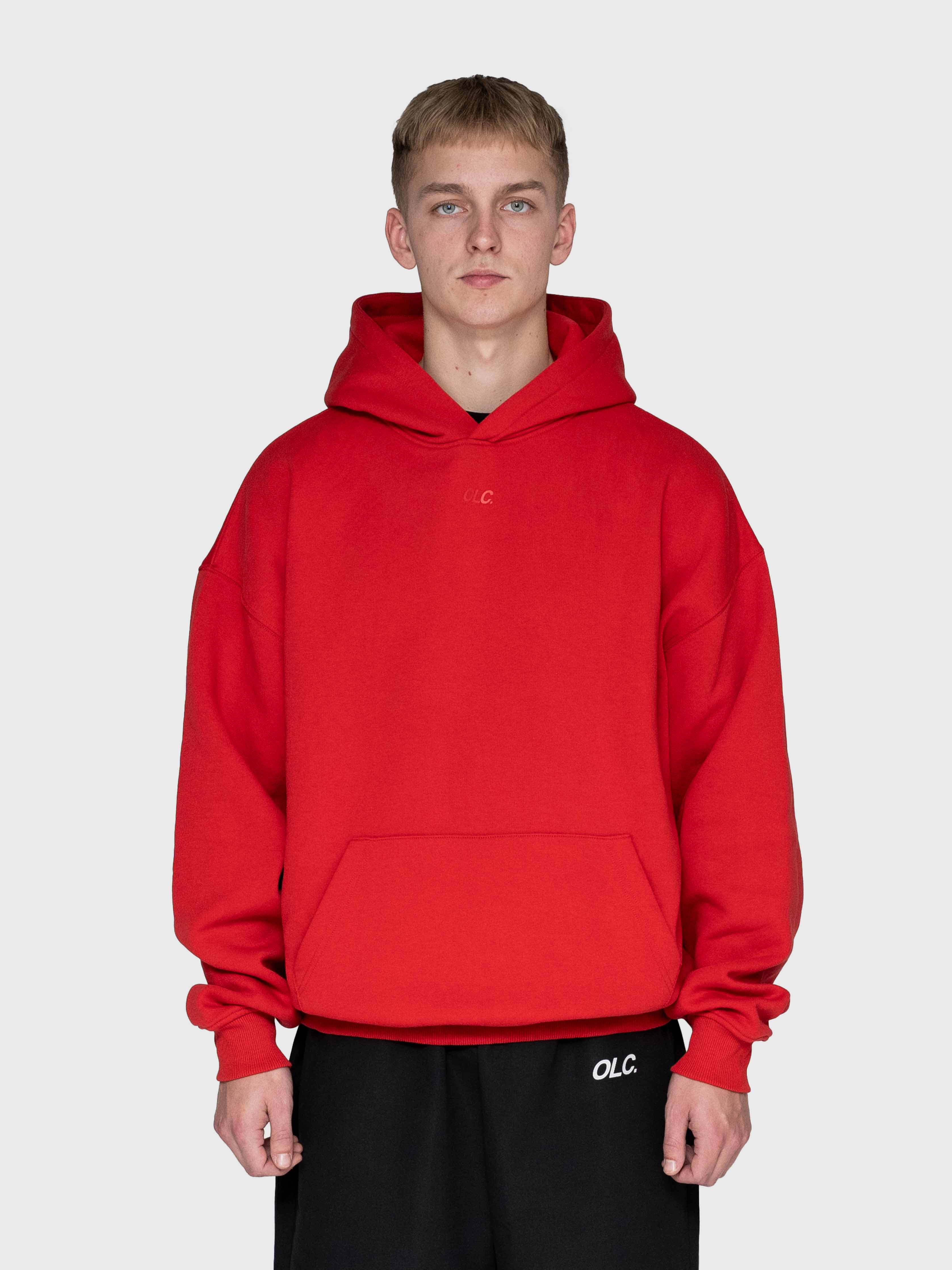 Confidence Hoodie - Red/White