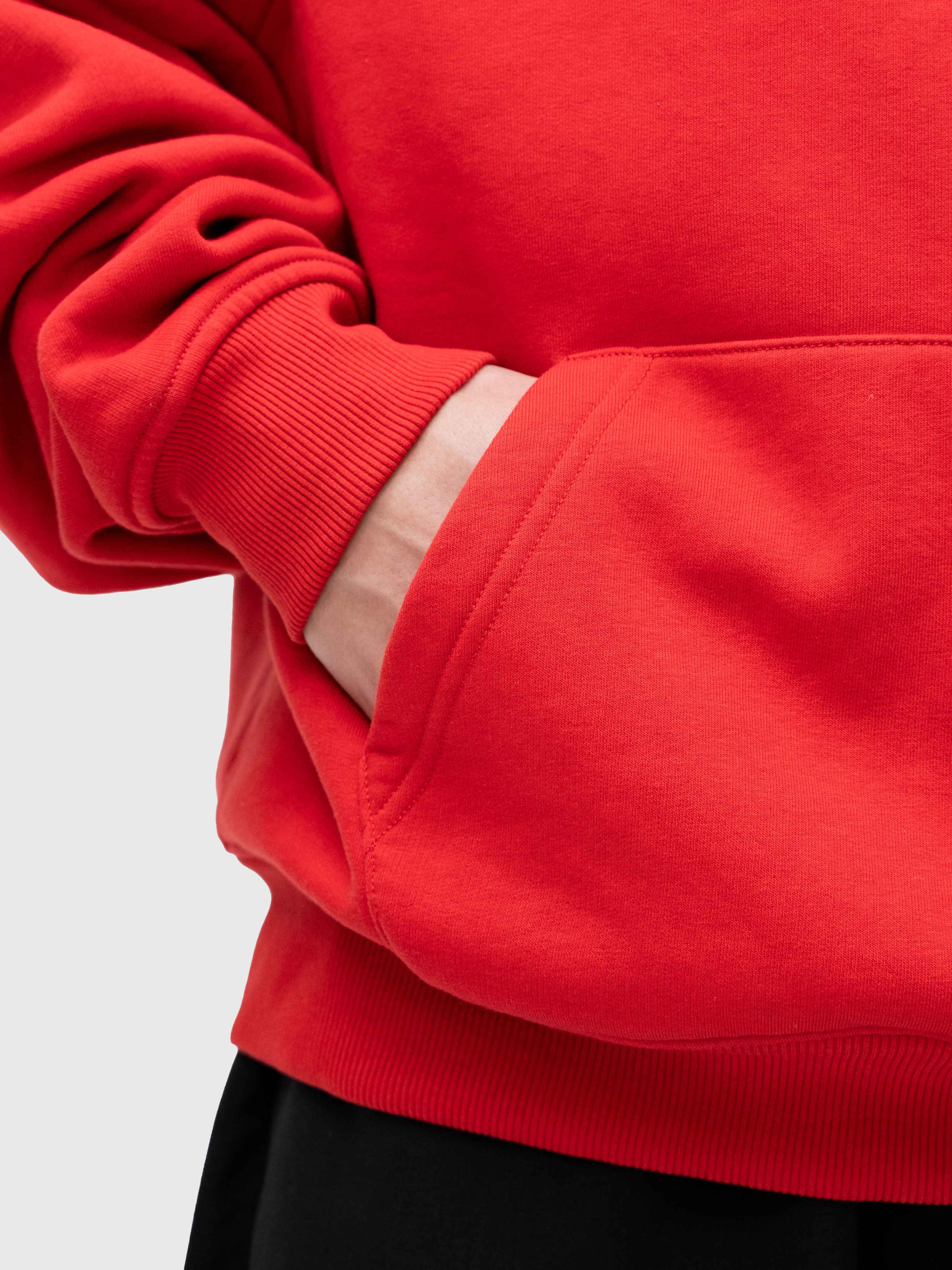 Confidence Hoodie - Red/White
