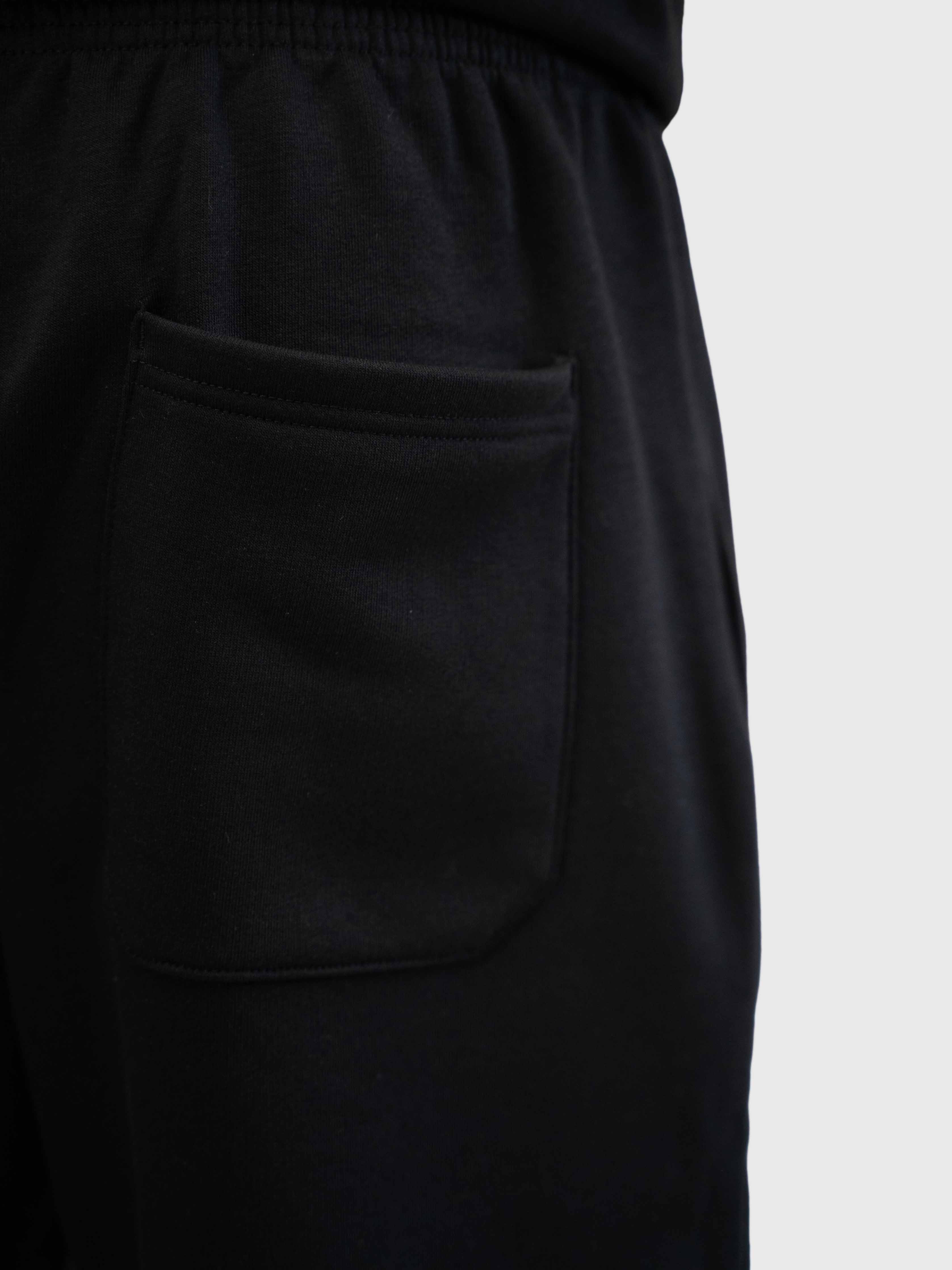 Confidence Straight Sweatpants - Black/White