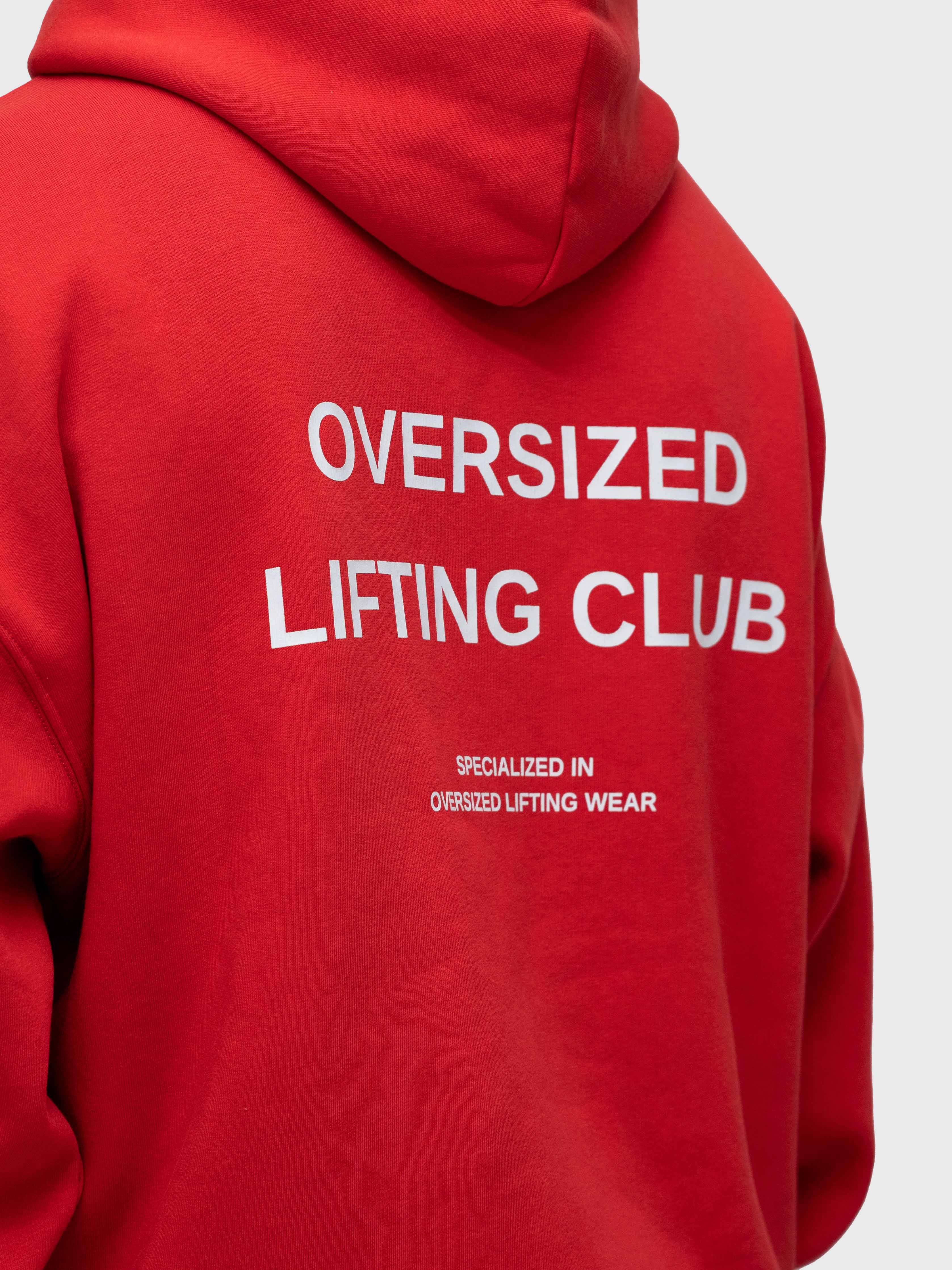 Confidence Hoodie - Red/White