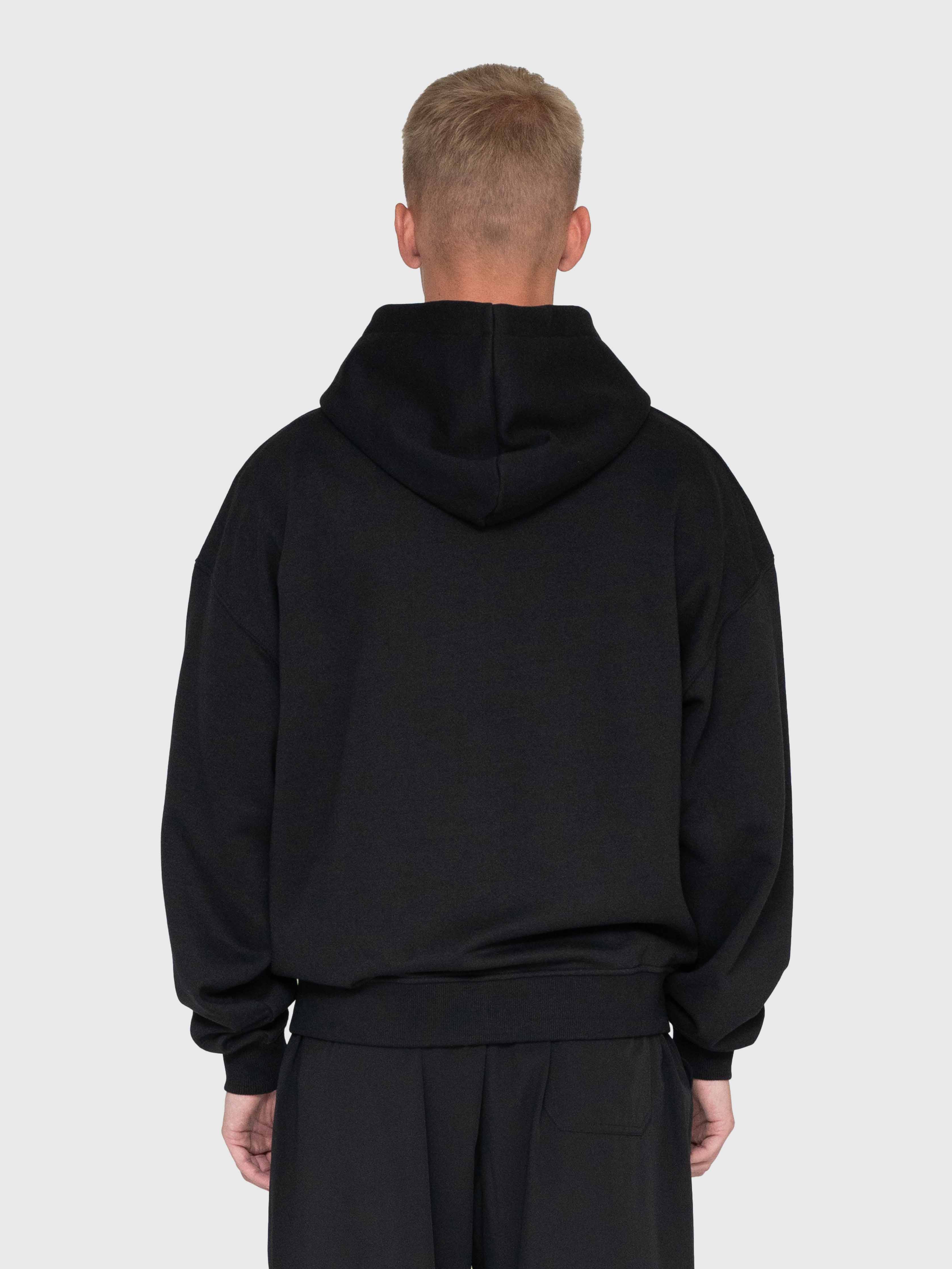Commitment Zip hoodie - Black/White