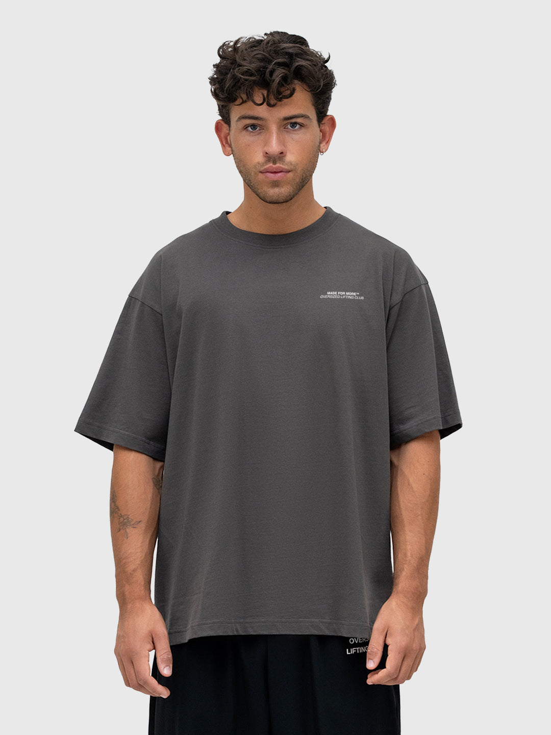 Consistency Box Tee 2.0 - Steel/White