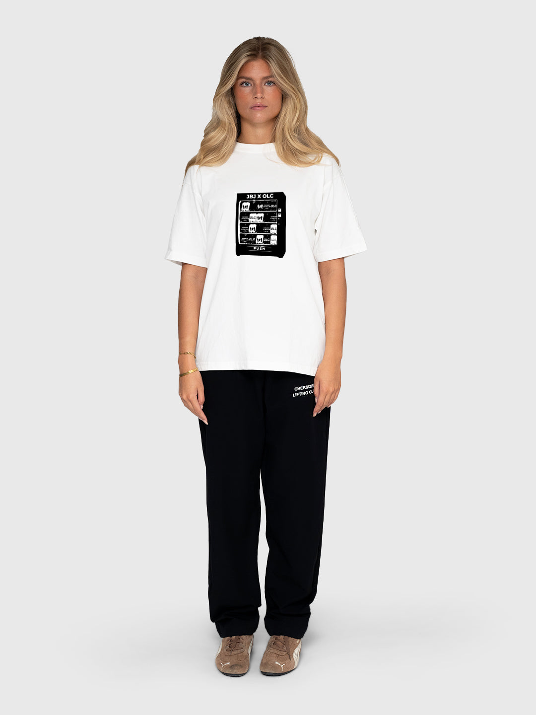 Vending Box Tee - White/Black