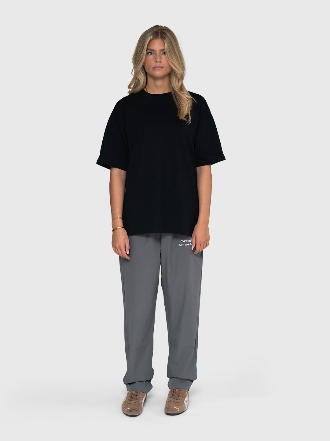 Smudgy Box Tee - Black/Pink