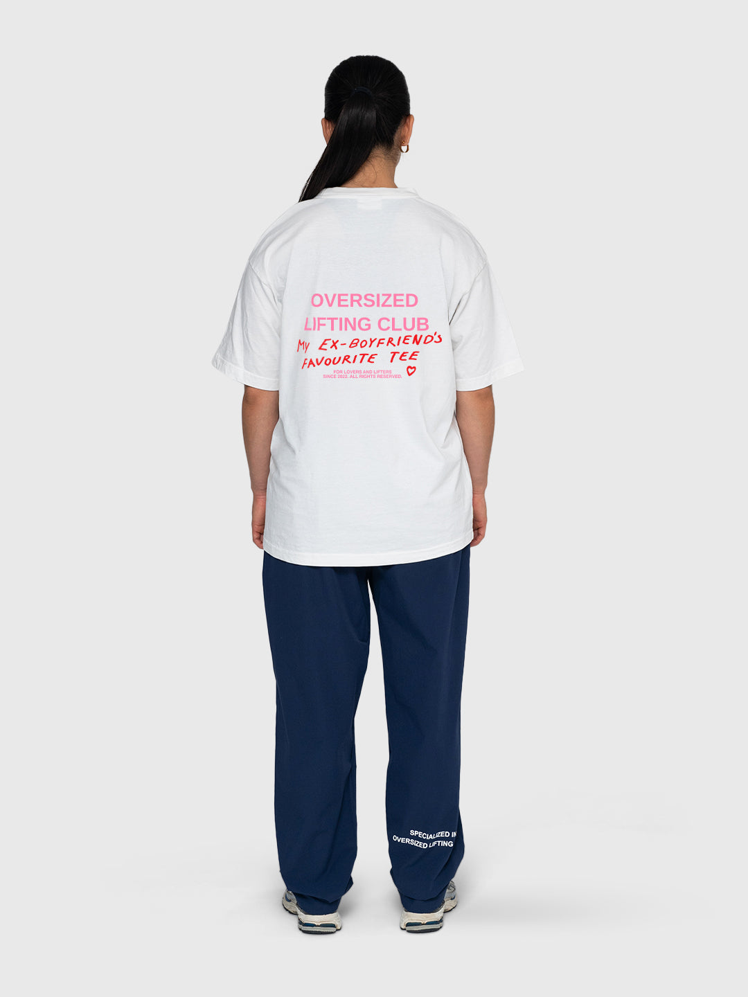 Ex's Box Tee - White/Pink