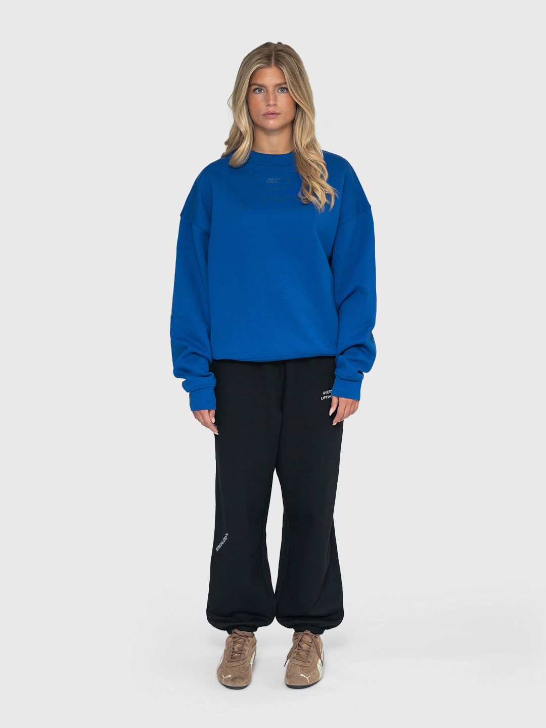 Confidence Sweatshirt 2.0 - King Blue/White