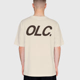 Logo Box Tee - Beige/Brown
