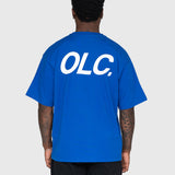 Logo Heavyweight Box Tee - King Blue/White