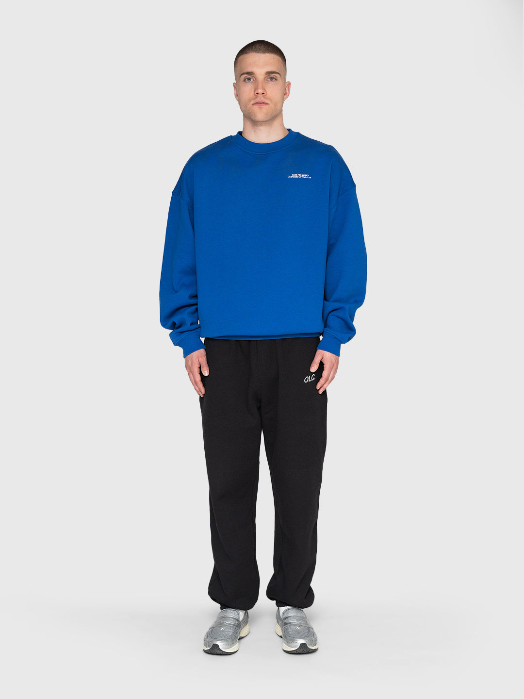 Consistency Sweatshirt - King Blue/White
