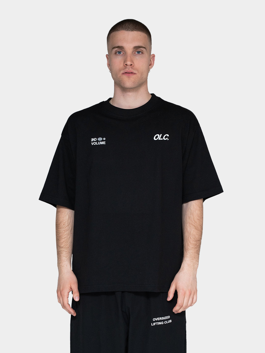 LE Logo Heavyweight Box Tee - Black/White