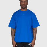 Logo Heavyweight Box Tee - King Blue/White