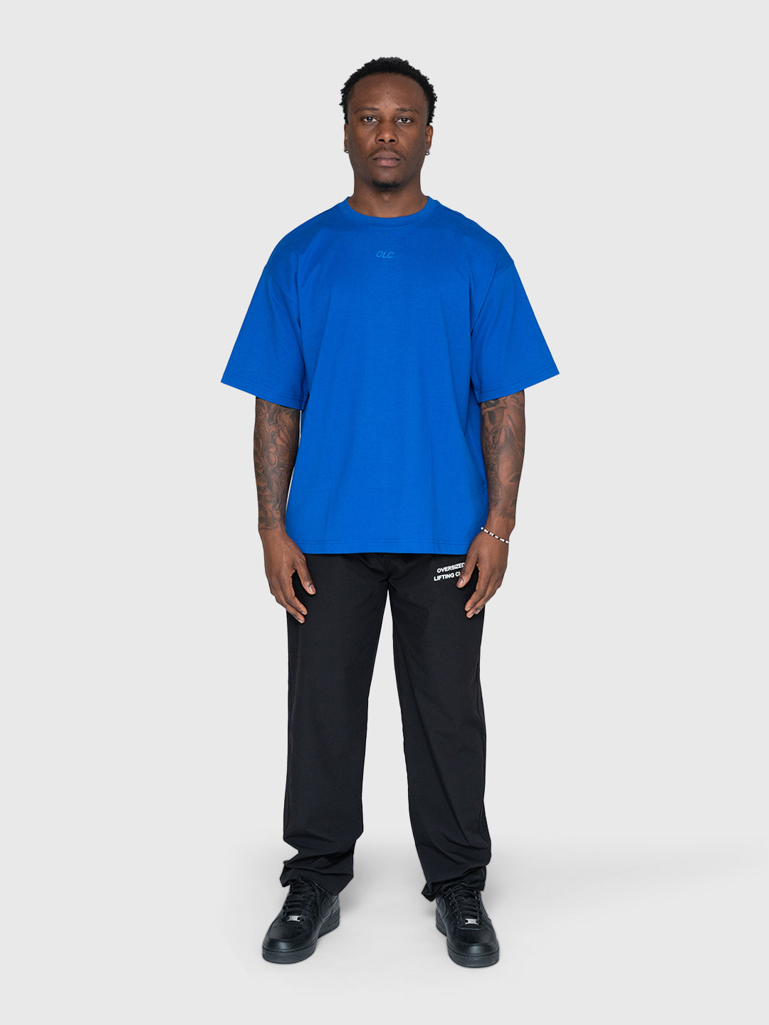 Confidence Heavyweight Box Tee 2.0 - King Blue/White