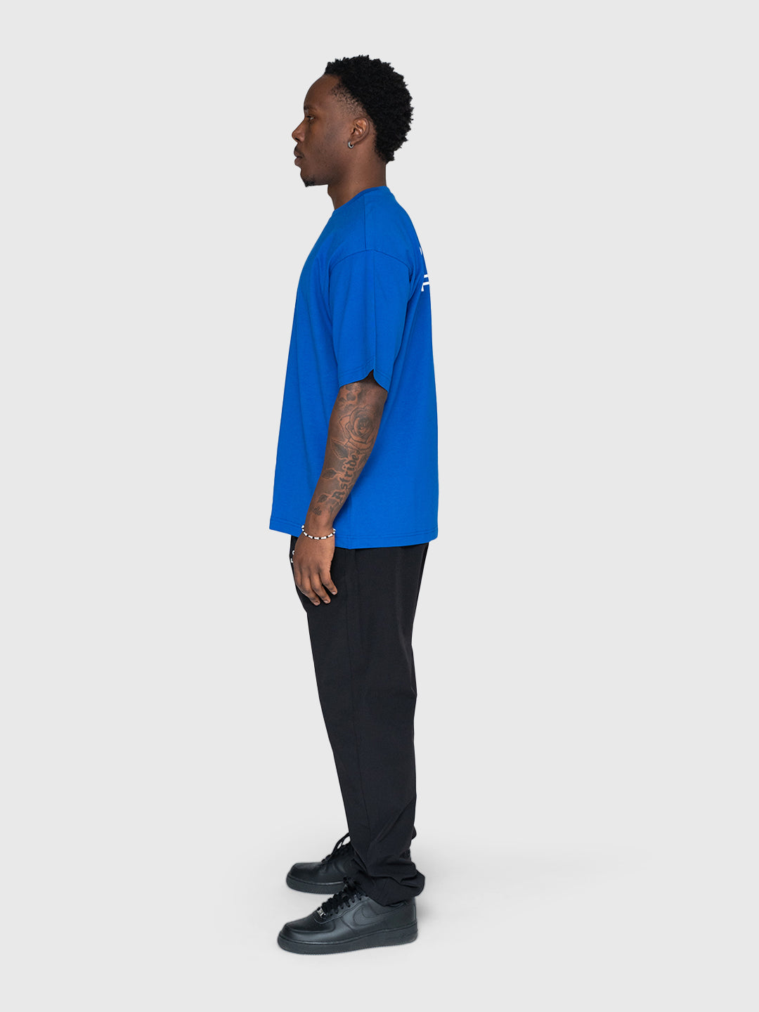 Confidence Heavyweight Box Tee 2.0 - King Blue/White