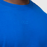 Logo Heavyweight Box Tee - King Blue/White