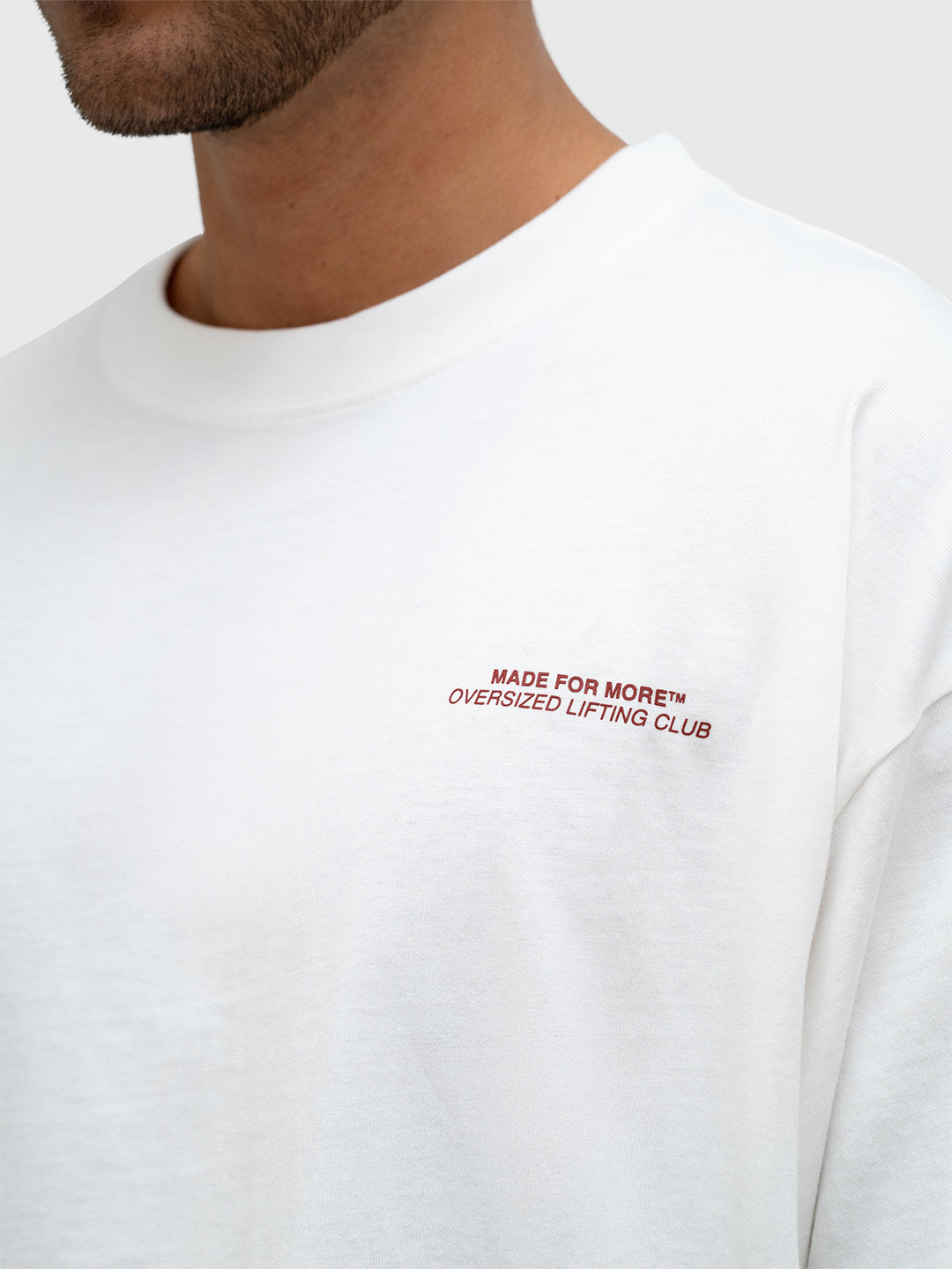 Consistency Box Tee 2.0 - Cream/Burgundy