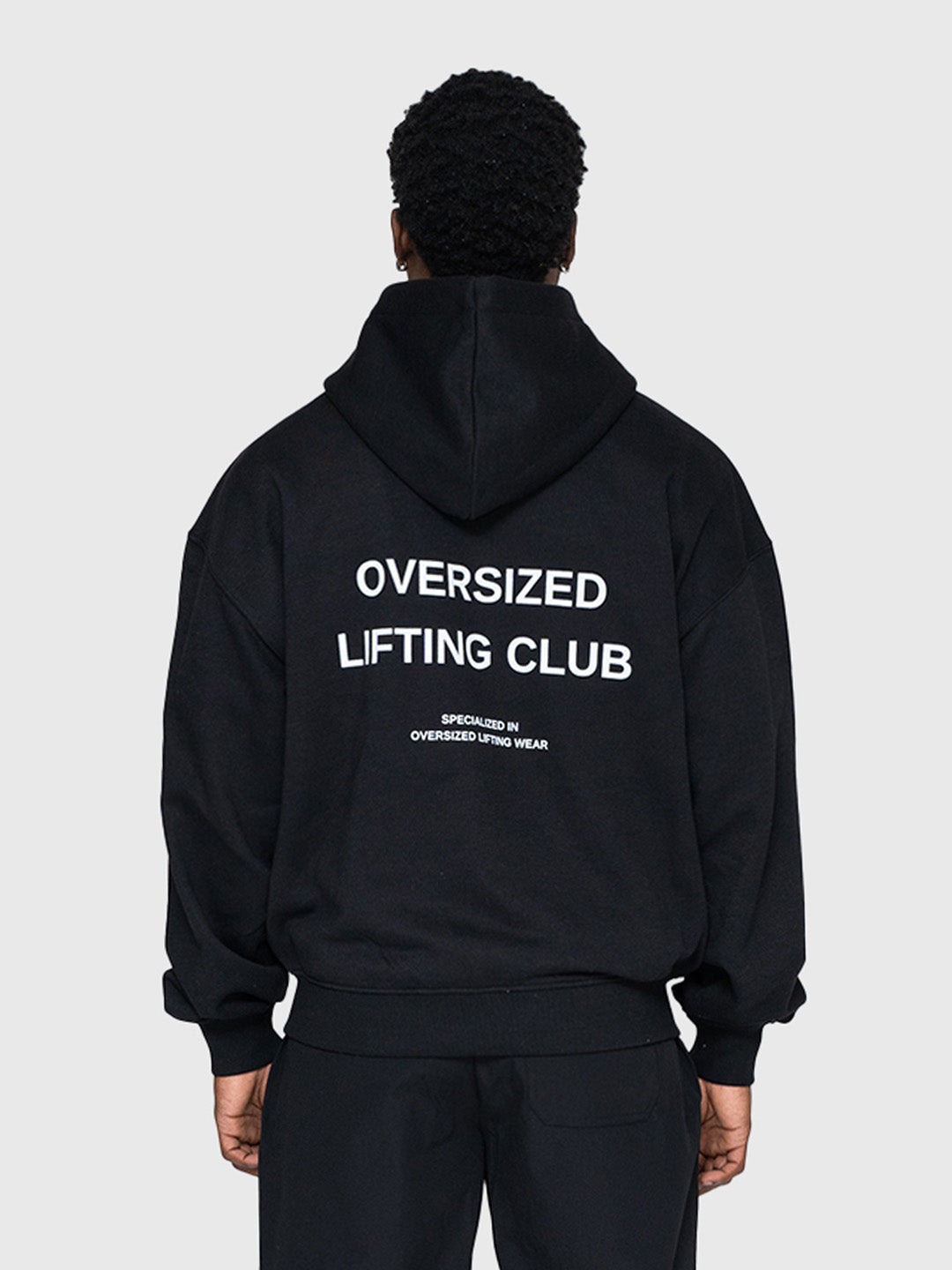 Confidence Zip Hoodie - Black/White