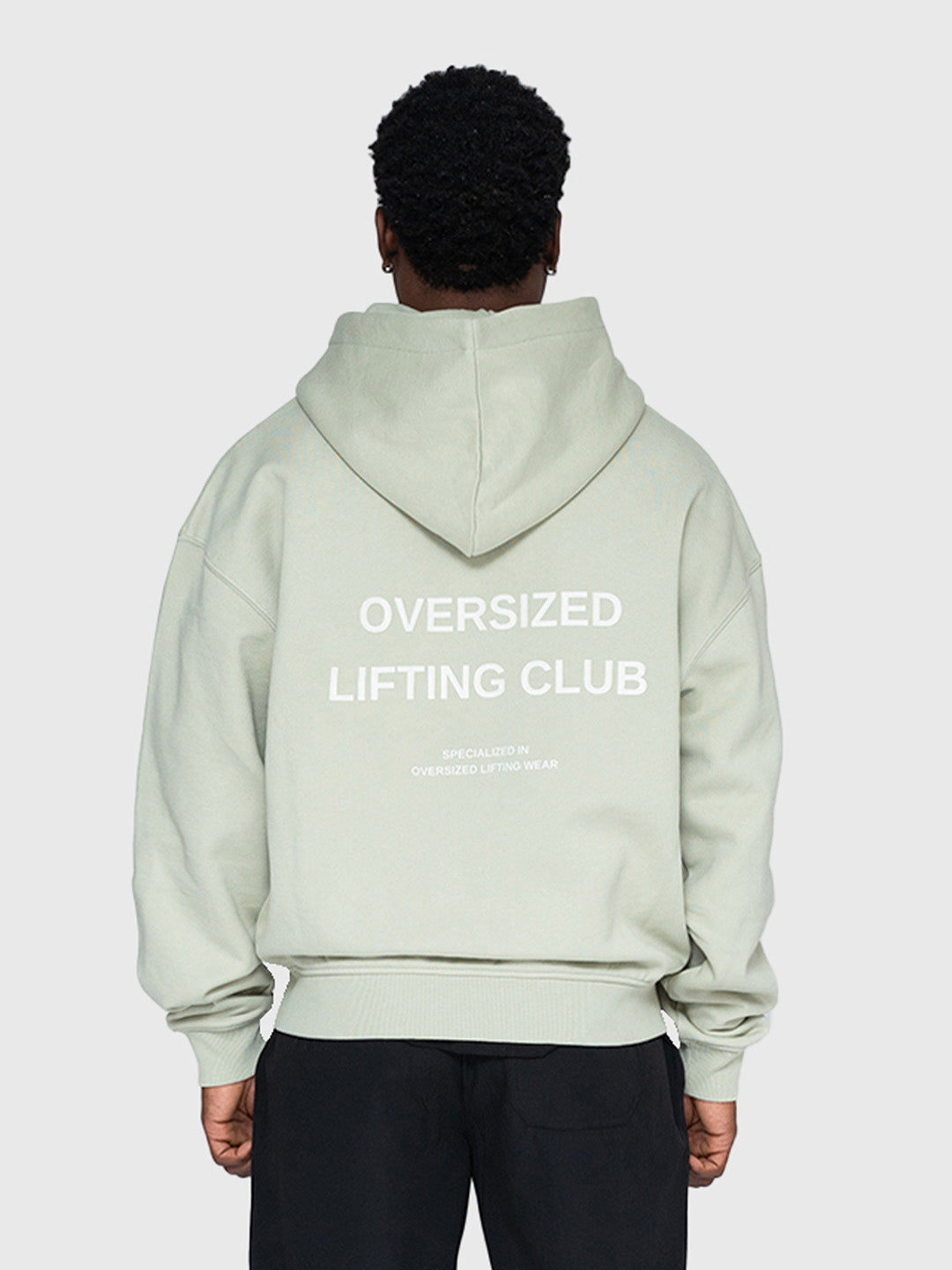 Confidence Zip Hoodie - Sage/Warm Grey