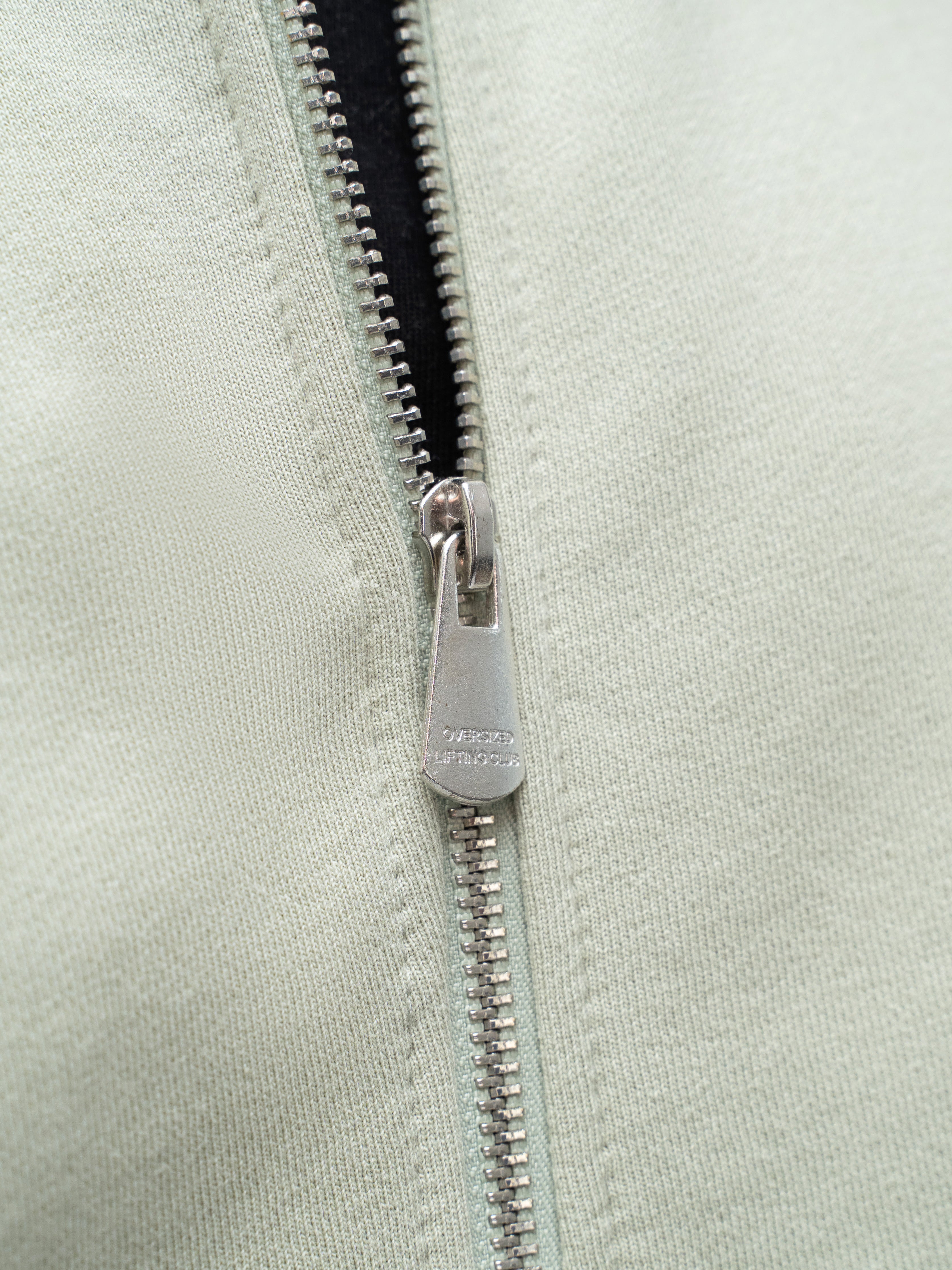 Confidence Zip Hoodie - Sage/Warm Grey