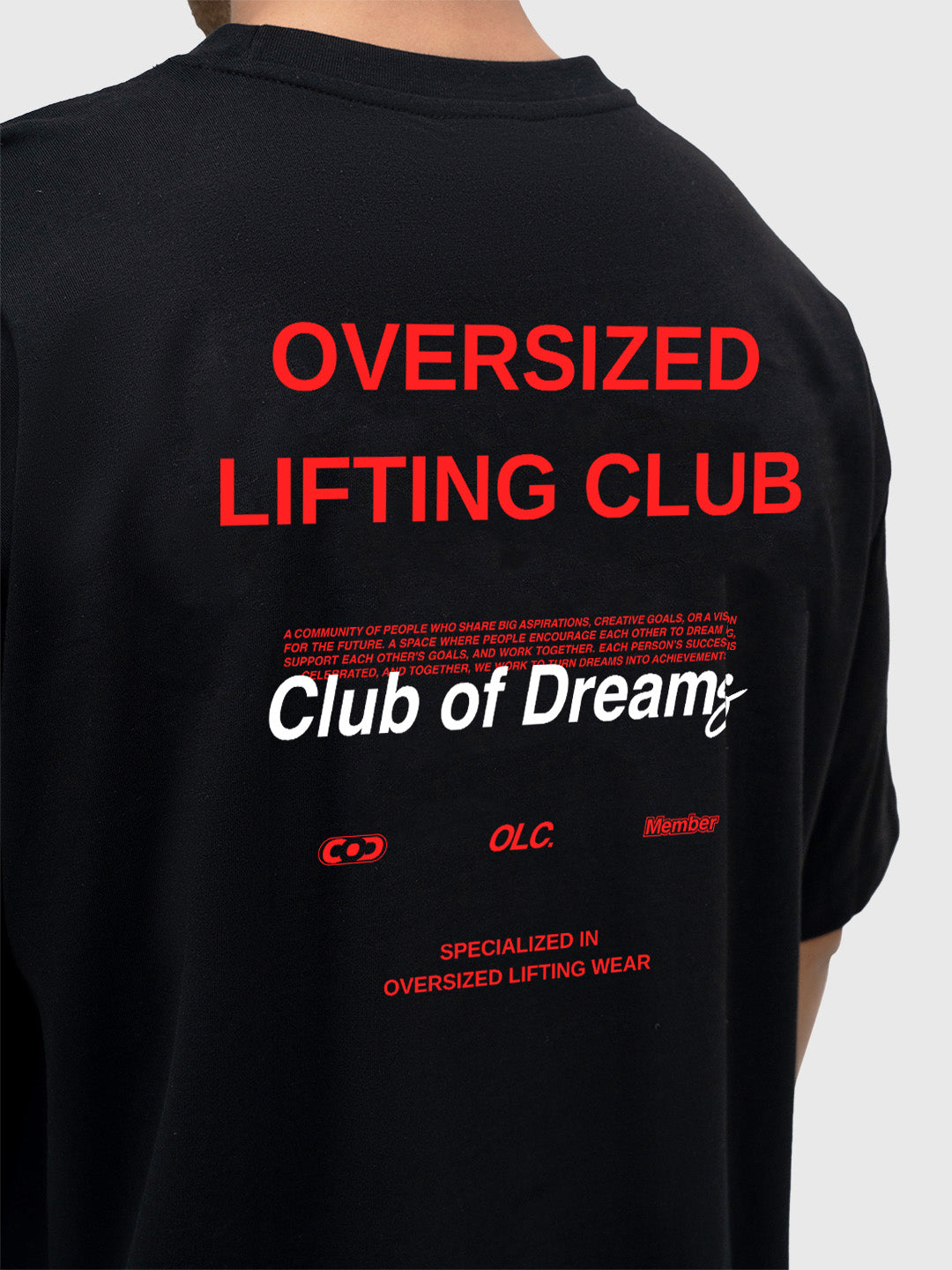 Club Of Dreams Box Tee 2.0 - Black/Scarlet