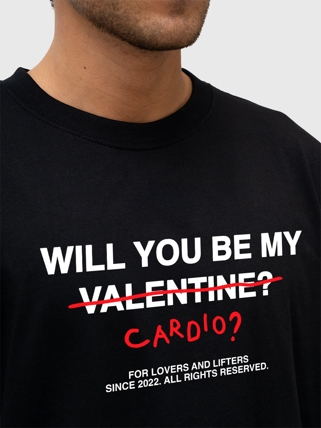 Cardio Box Tee - Black/White