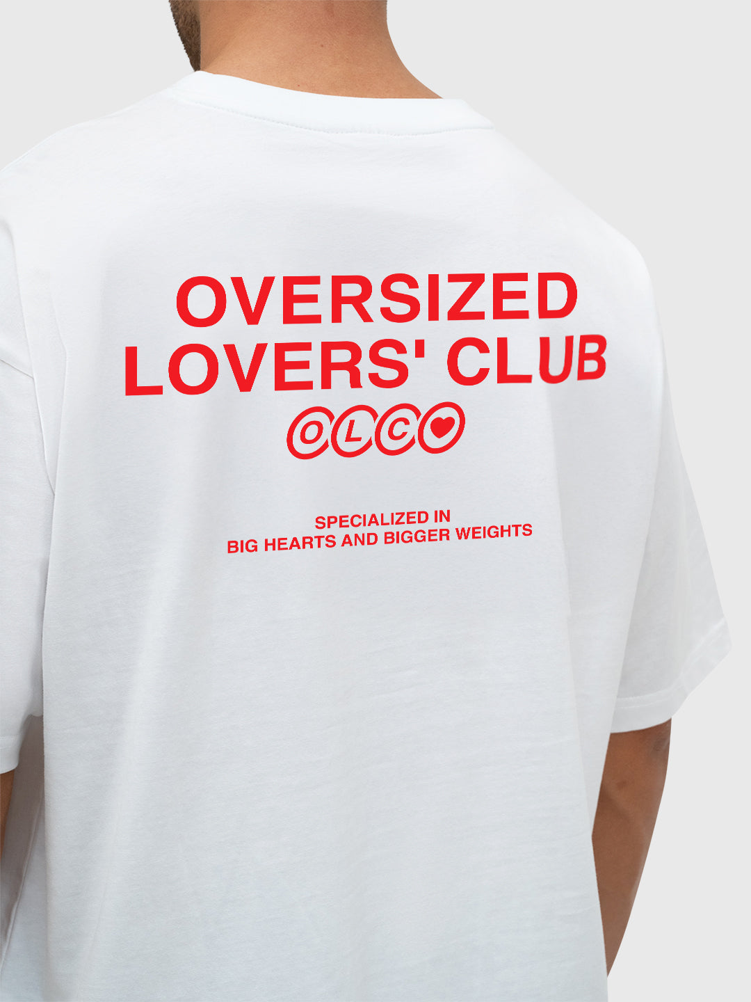 Lovers' Club Box Tee - White/Red