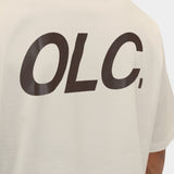 Logo Box Tee - Beige/Brown