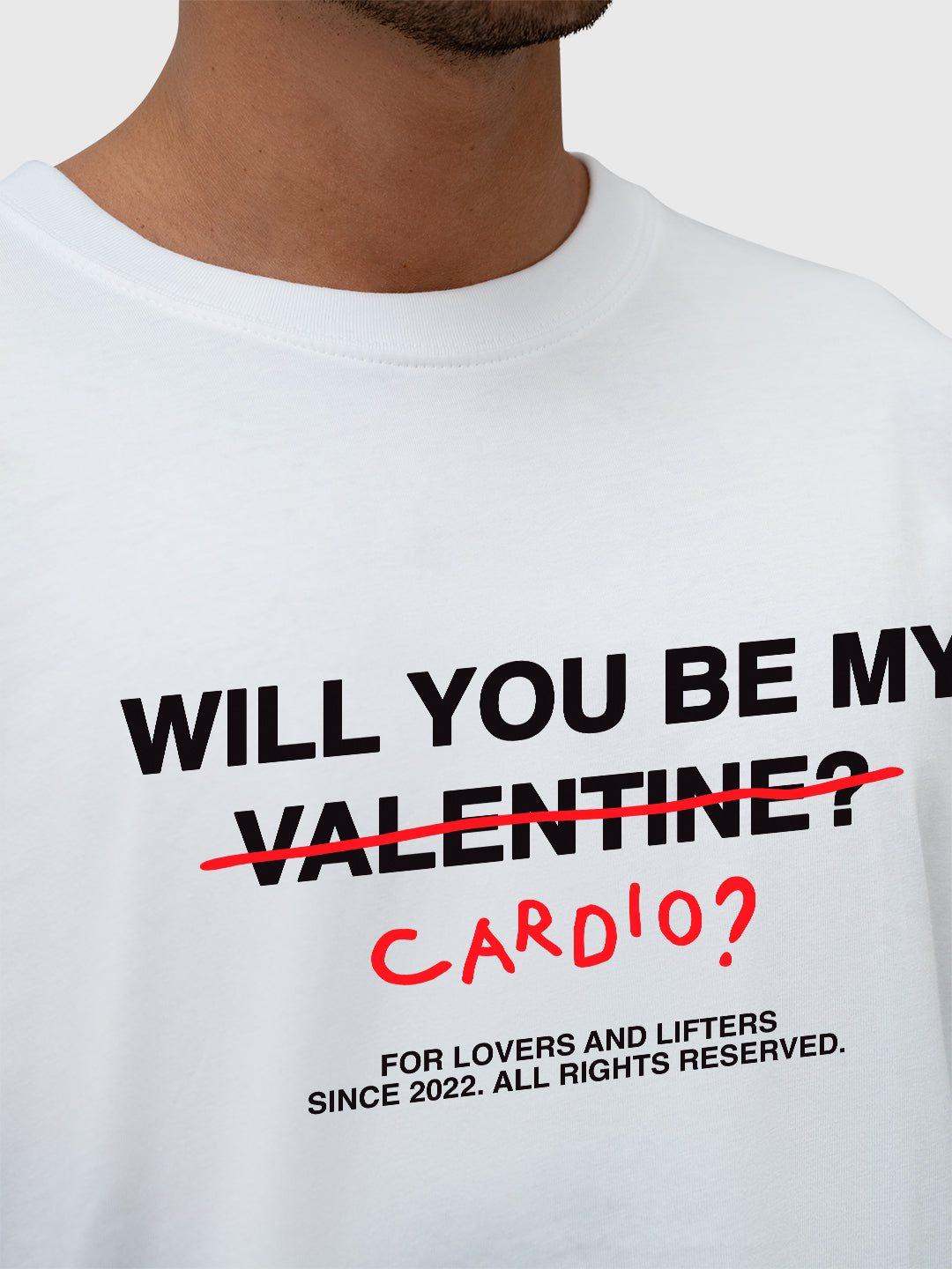 Cardio Box Tee - White/Black