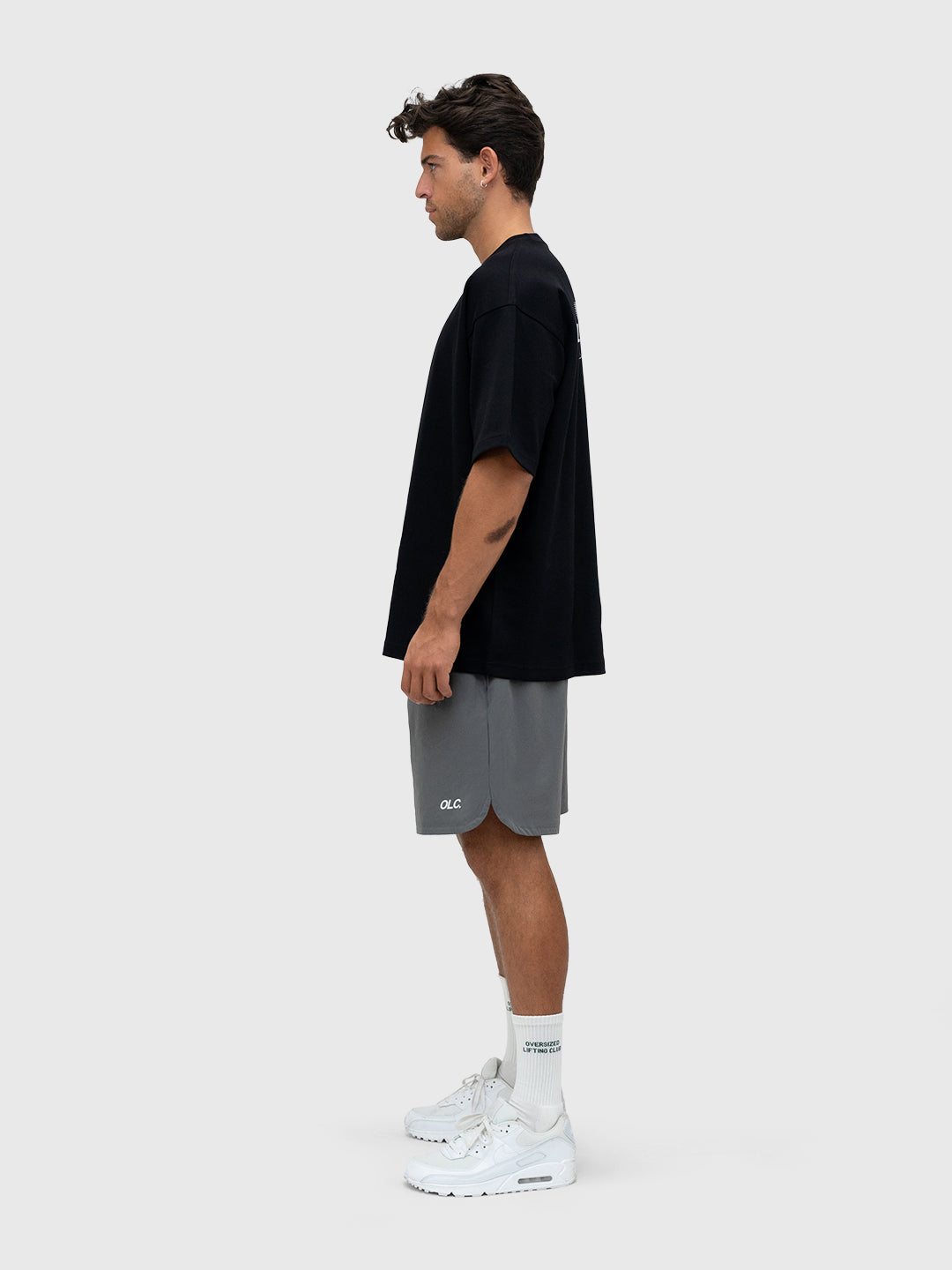Interlock Box Tee - Black/White