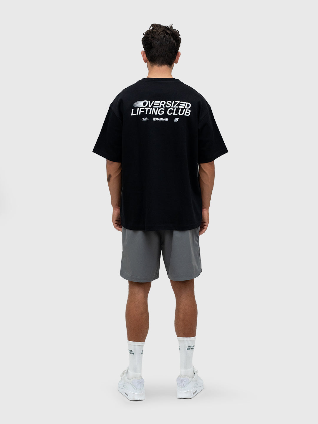 Interlock Box Tee - Black/White