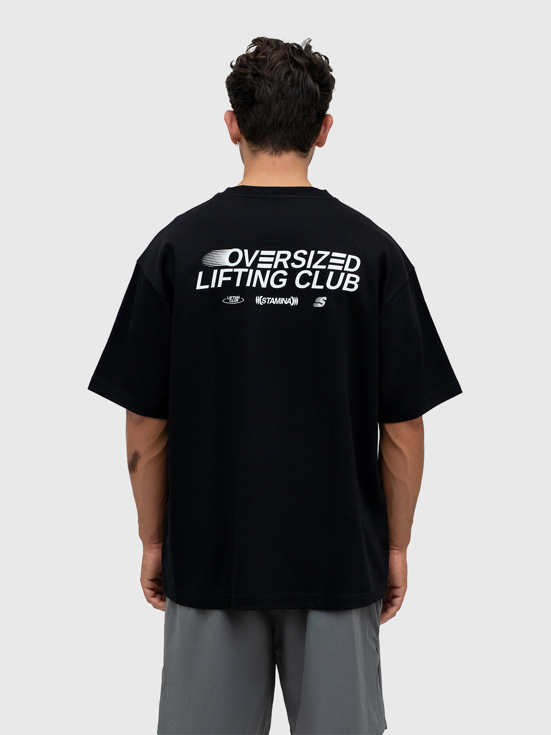 Interlock Box Tee - Black/White