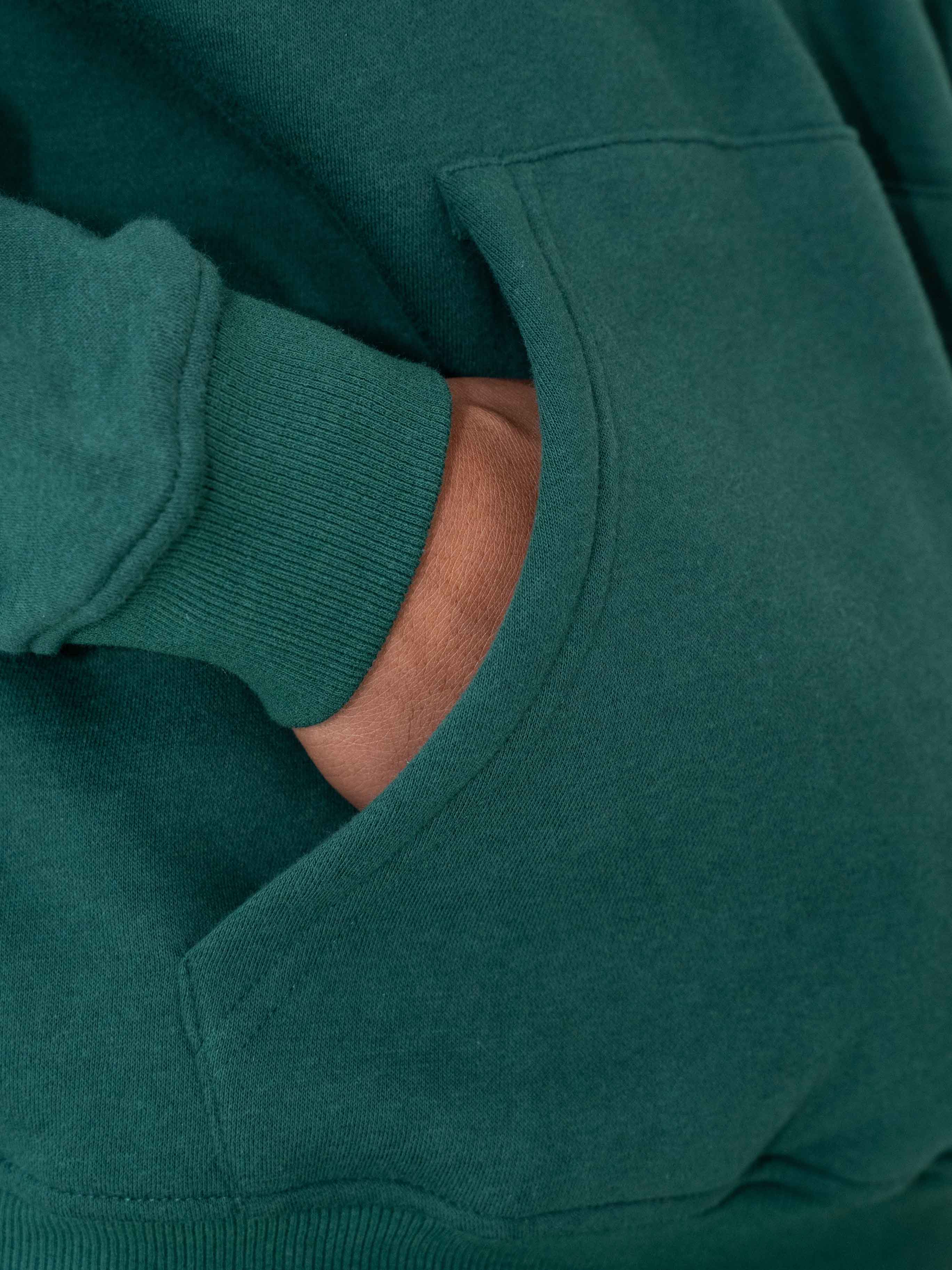 Confidence Hoodie – Forrest Green/Cream Yellow