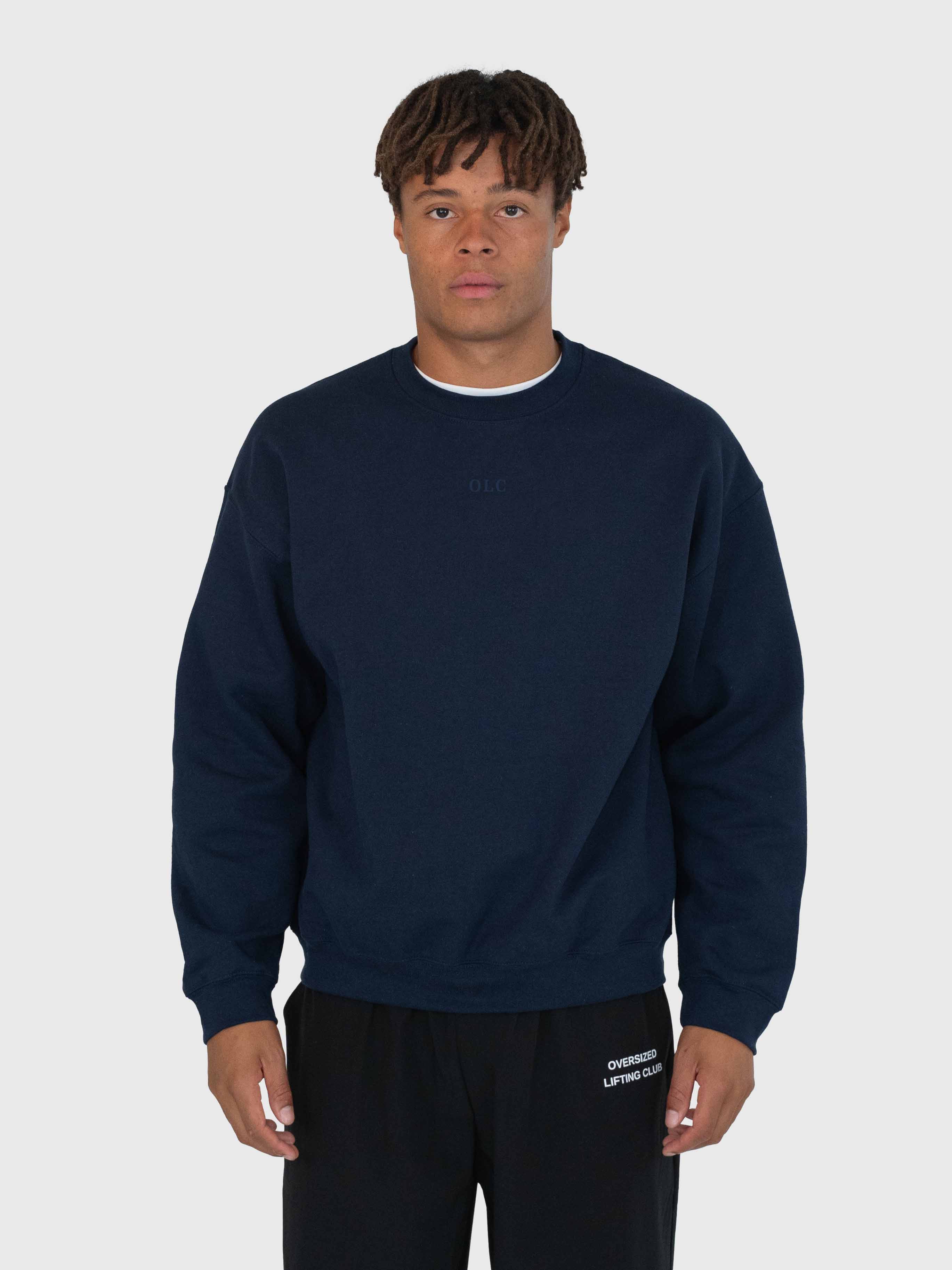 Confidence Sweatshirt – Navy Blue/White