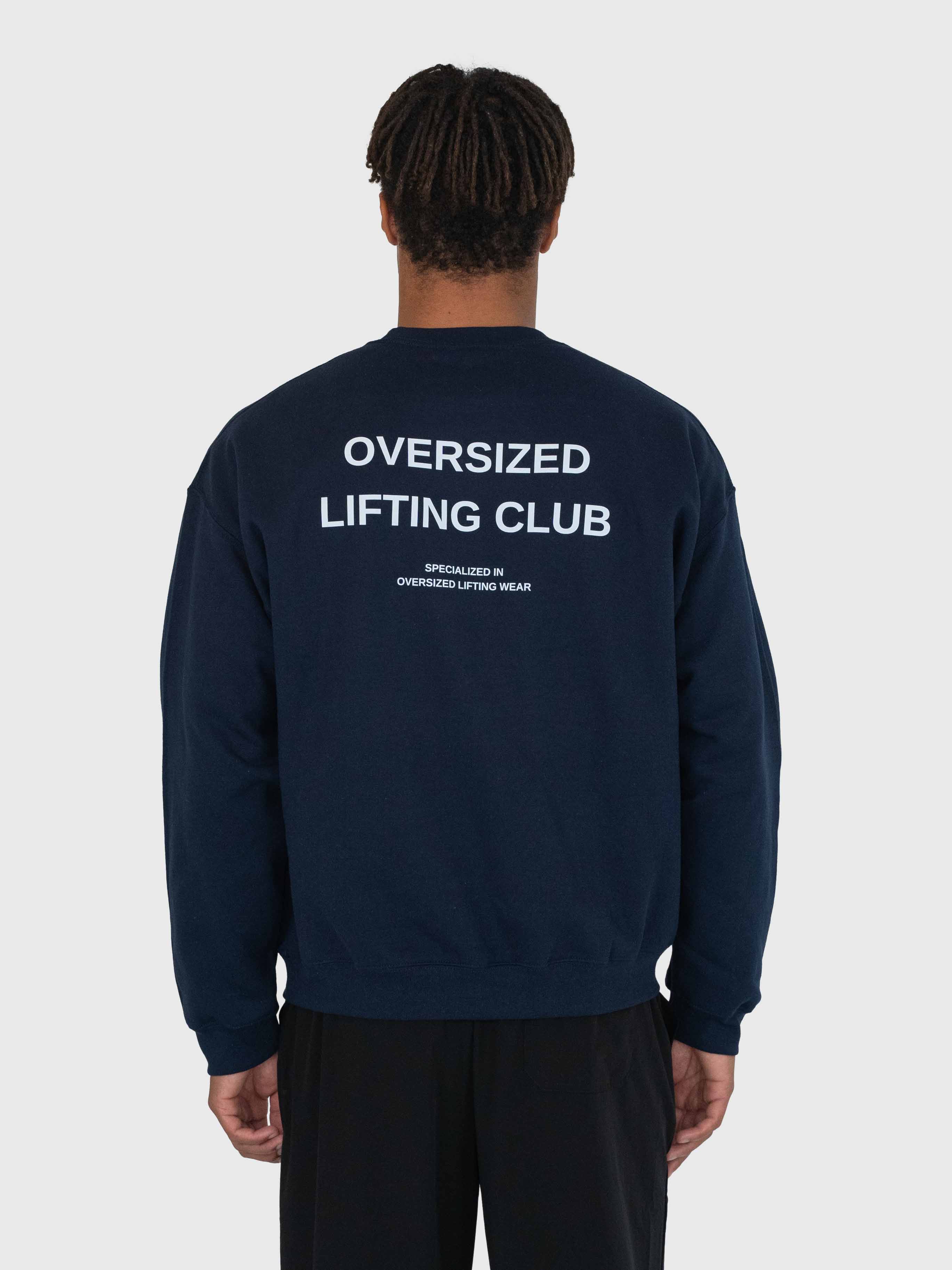 Confidence Sweatshirt – Navy Blue/White