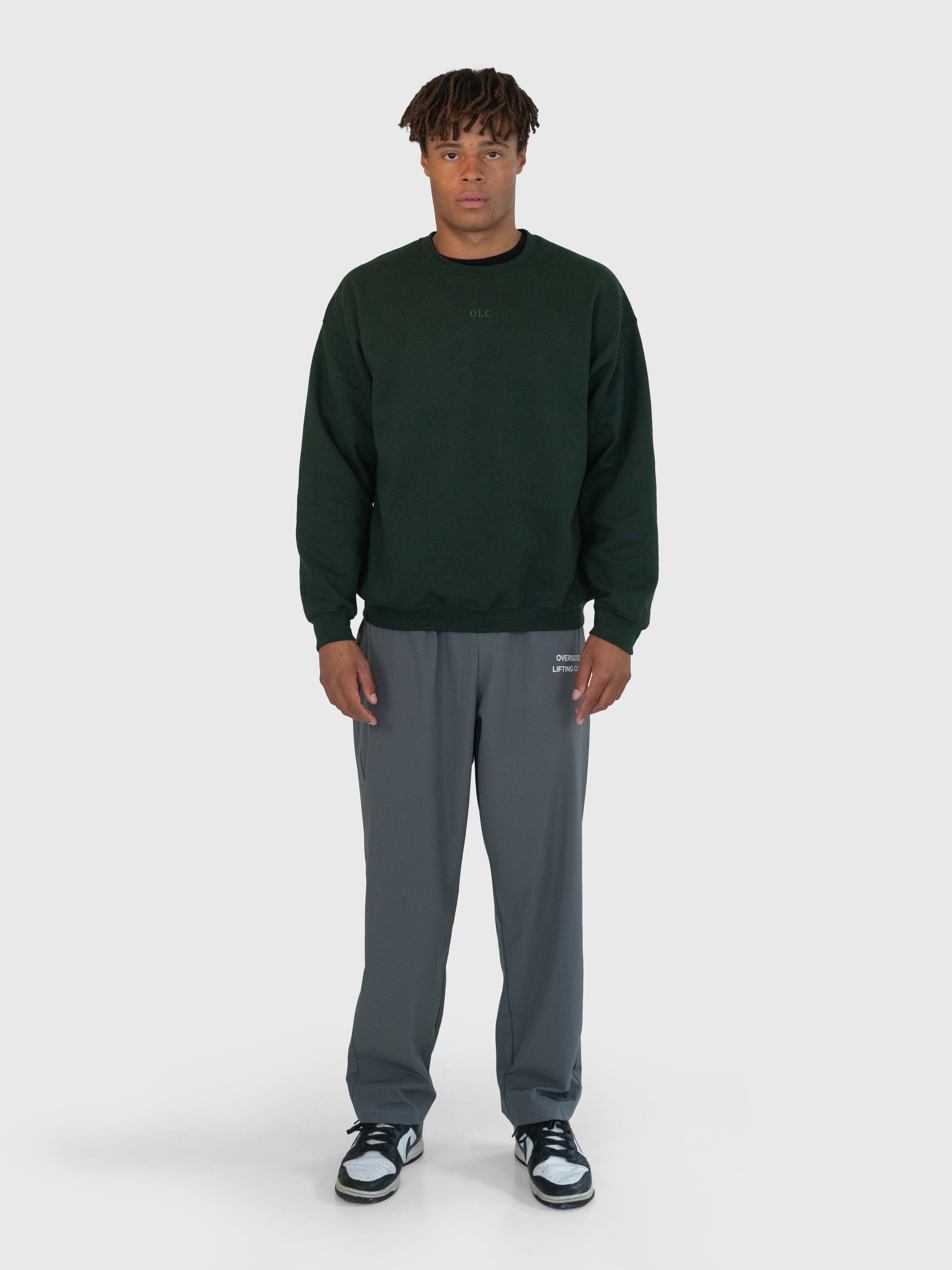 Confidence Sweatshirt – Forrest Green/Cream Yellow