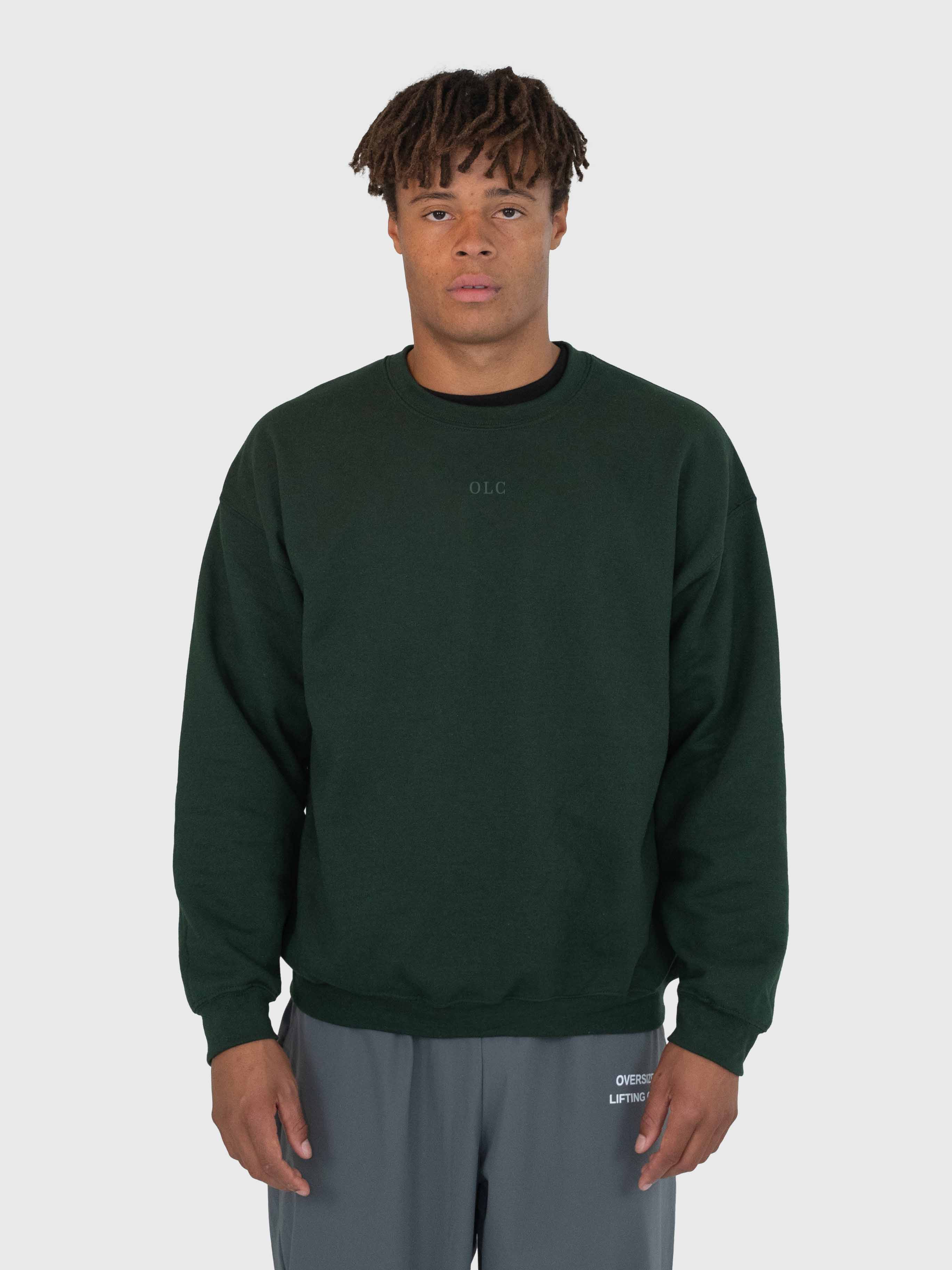 Confidence Sweatshirt – Forrest Green/Cream Yellow