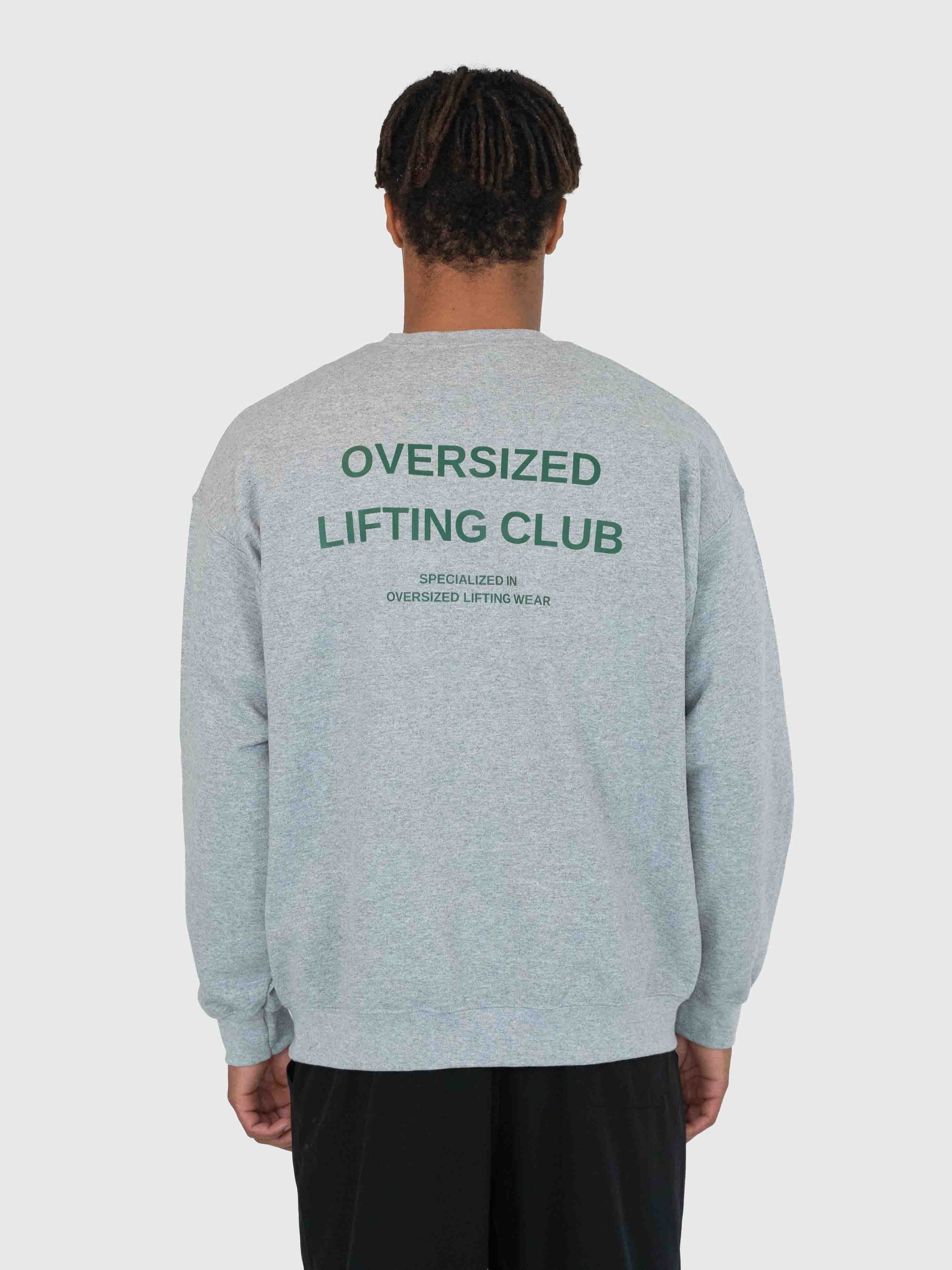 Confidence Sweatshirt – Grey/Forrest Green