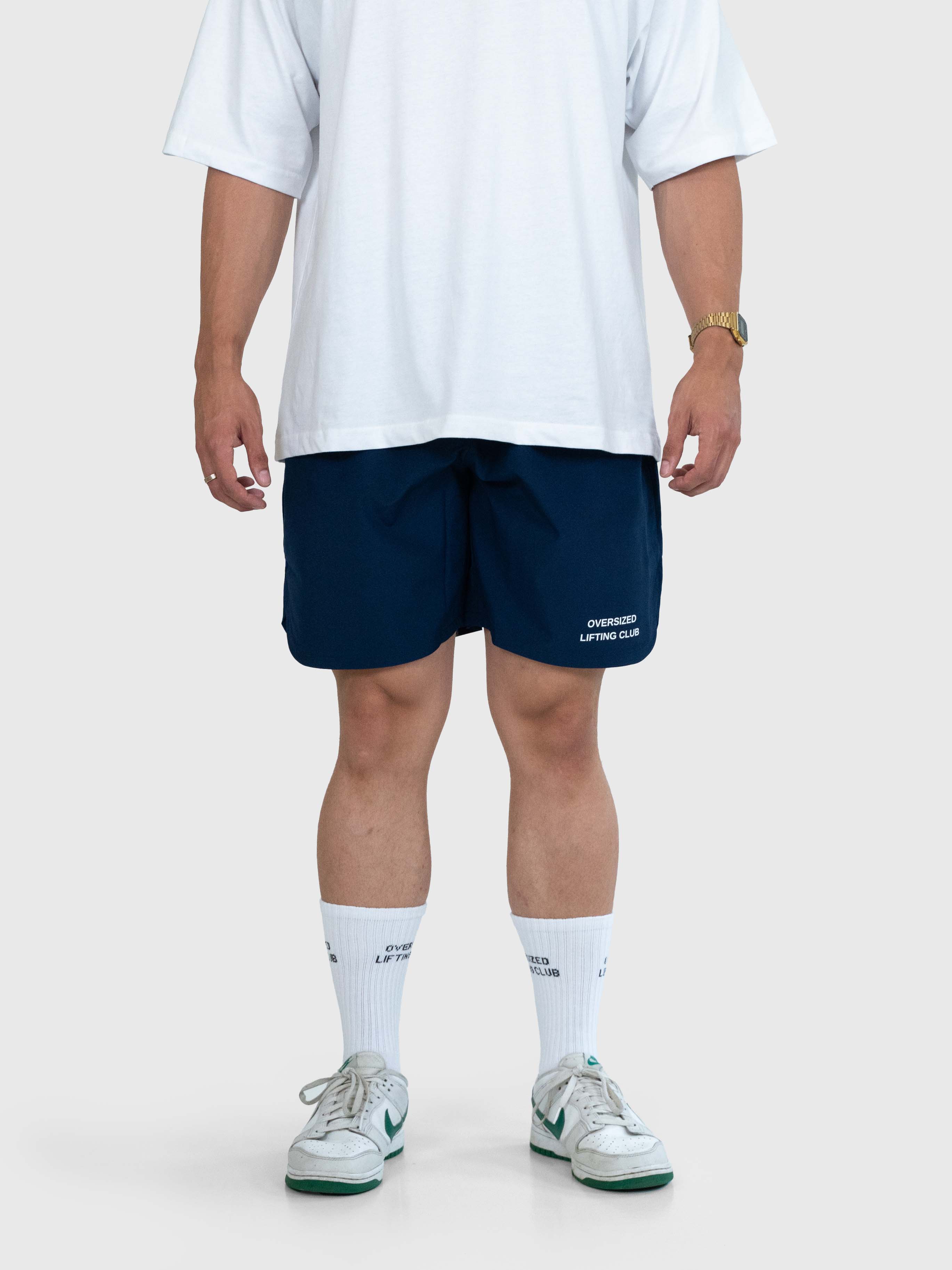 Confidence Shorts - Navy Blue/White