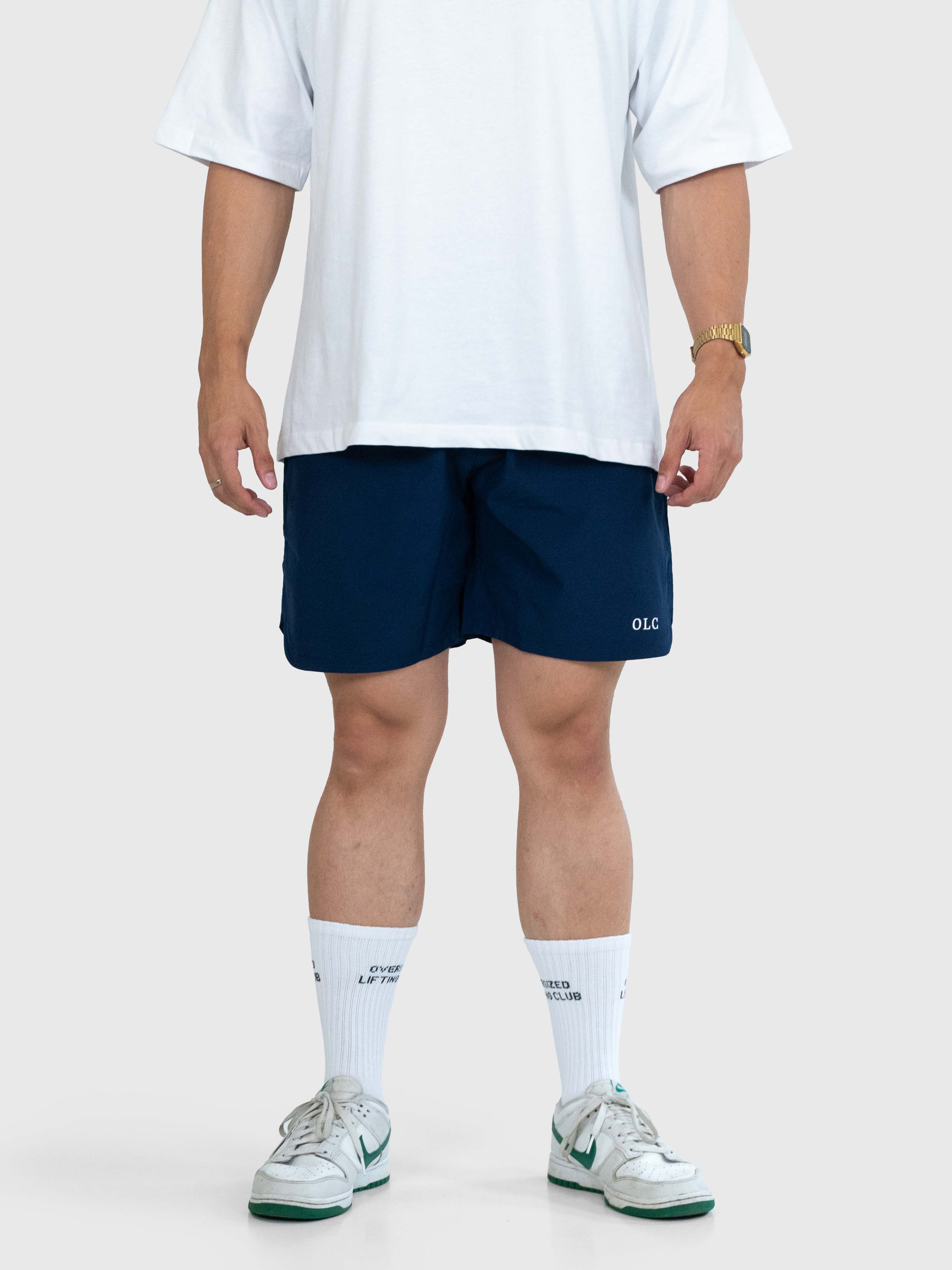 Essential Shorts - Navy Blue/White