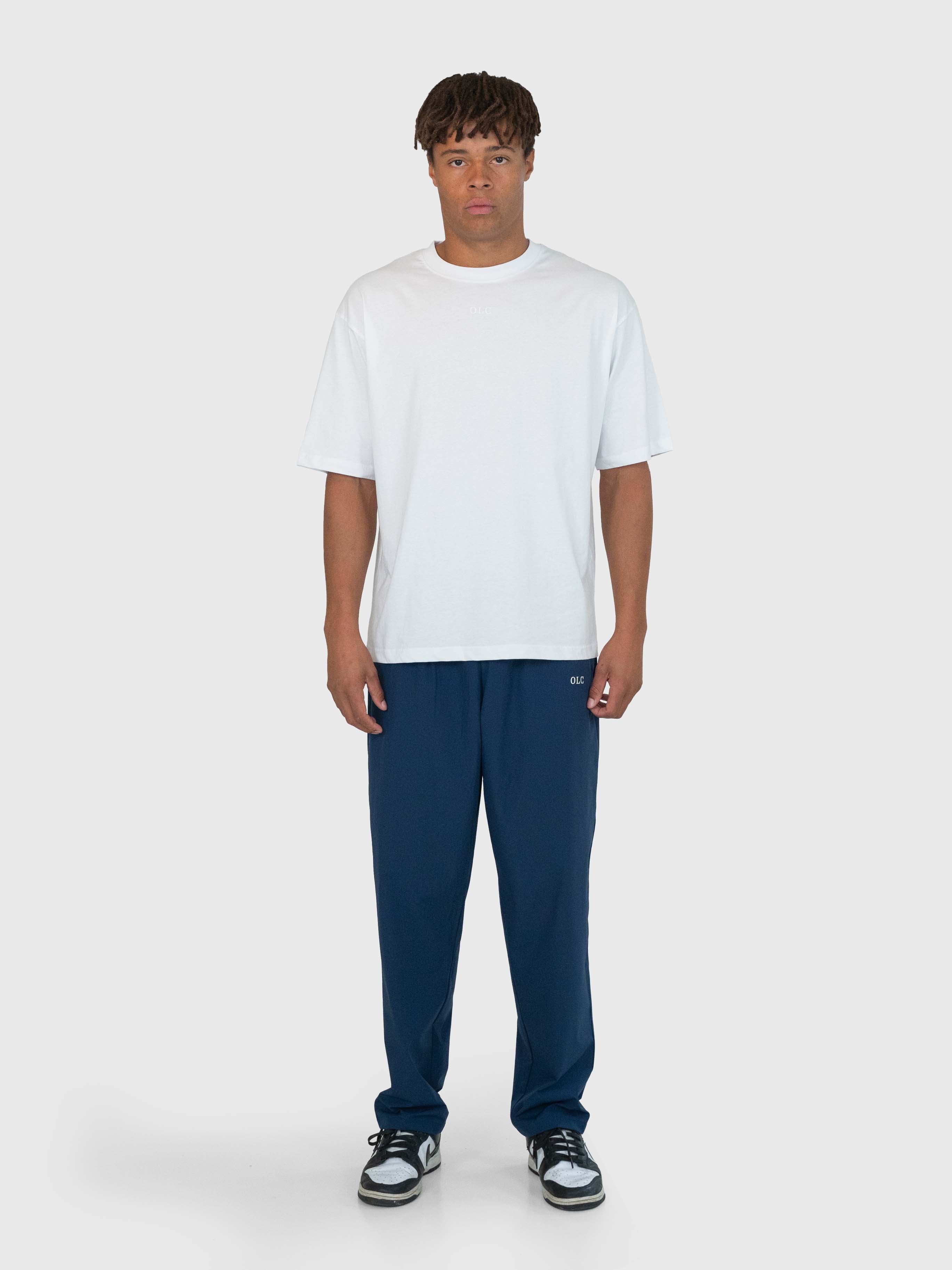 Essential Tech Pants - Navy Blue/White