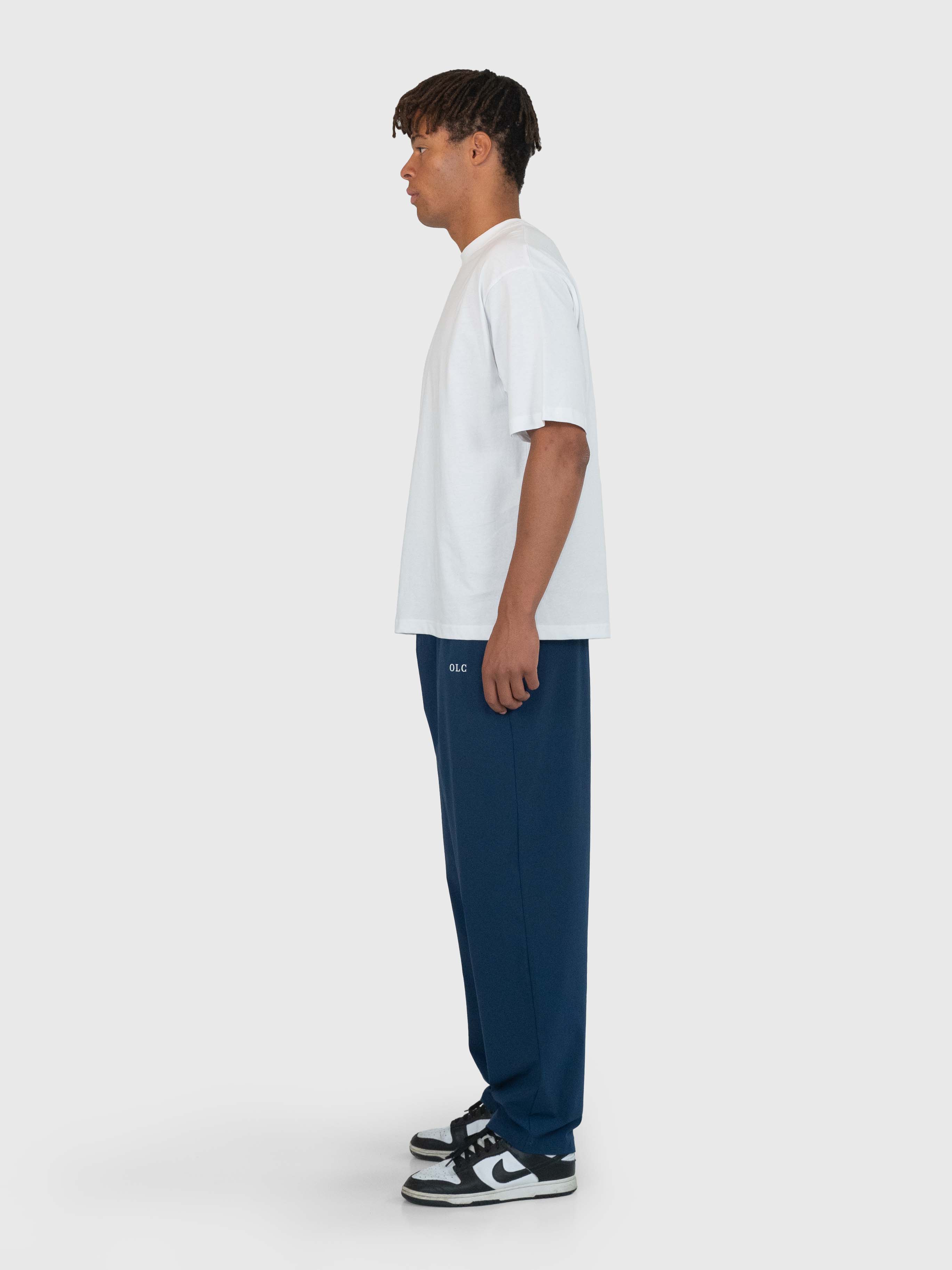 Essential Tech Pants - Navy Blue/White