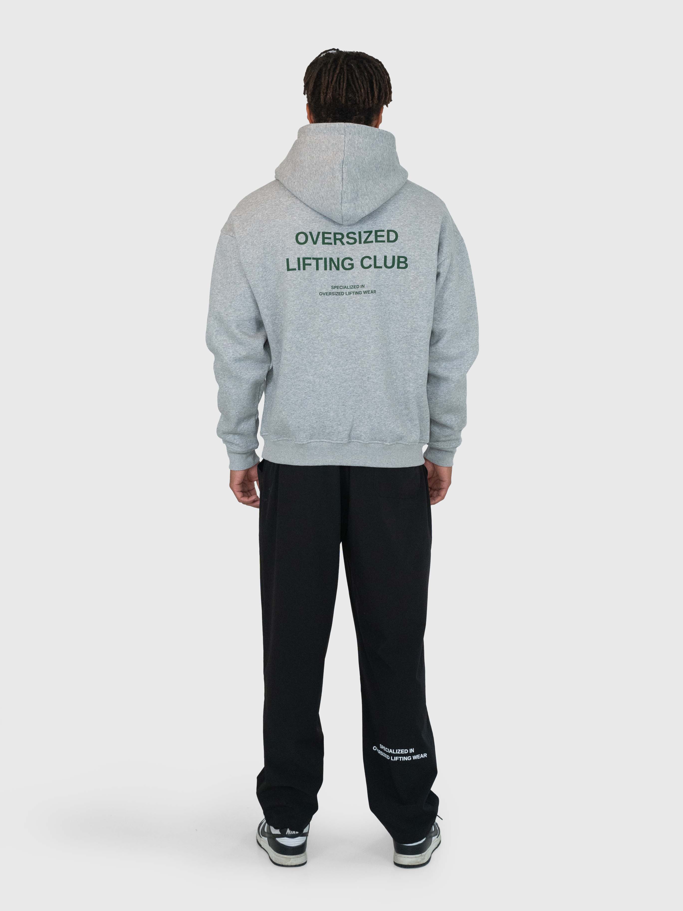 Confidence Hoodie - Grey/Forrest Green