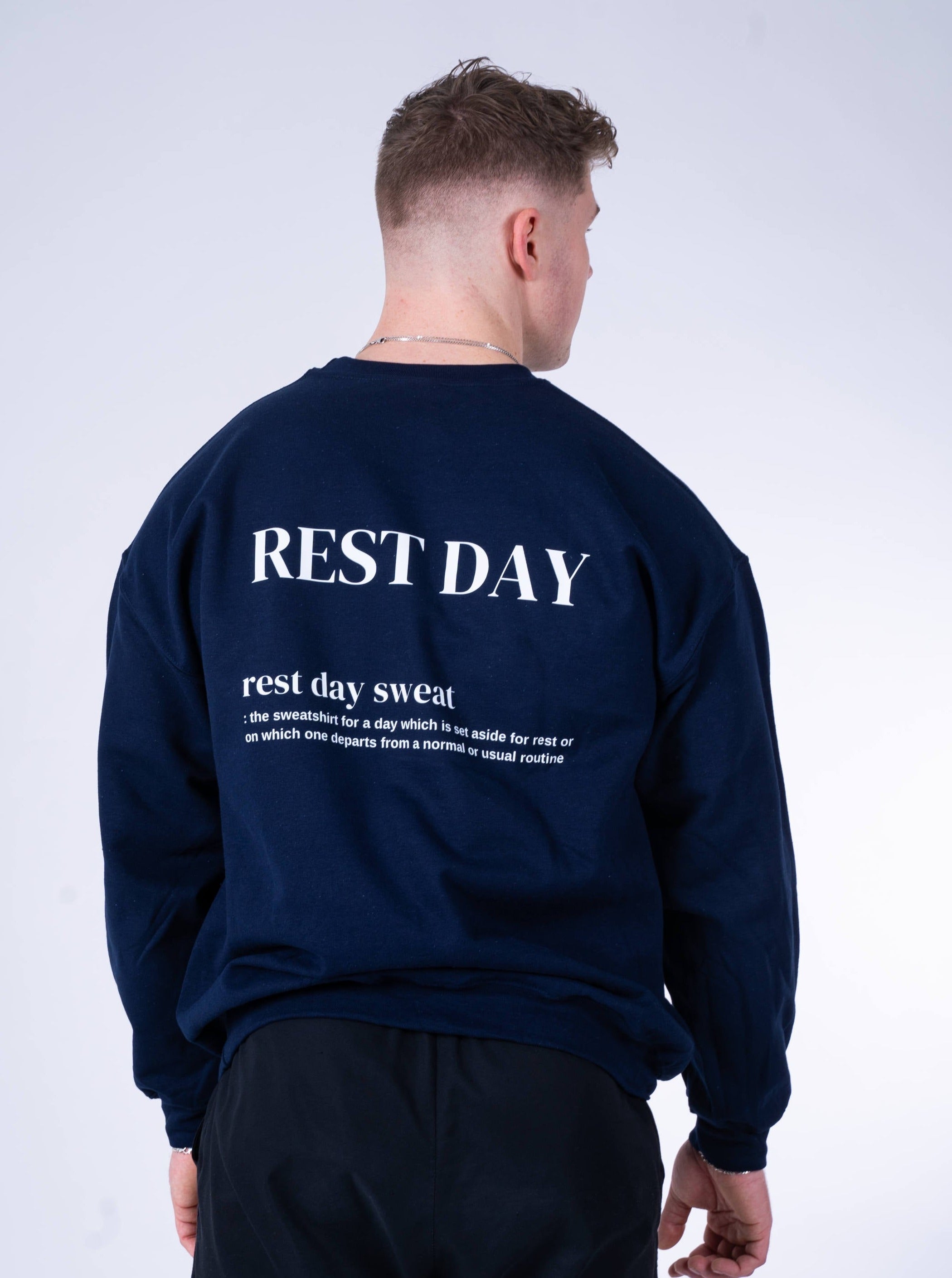 RD Sweatshirt - Navy Blue/White
