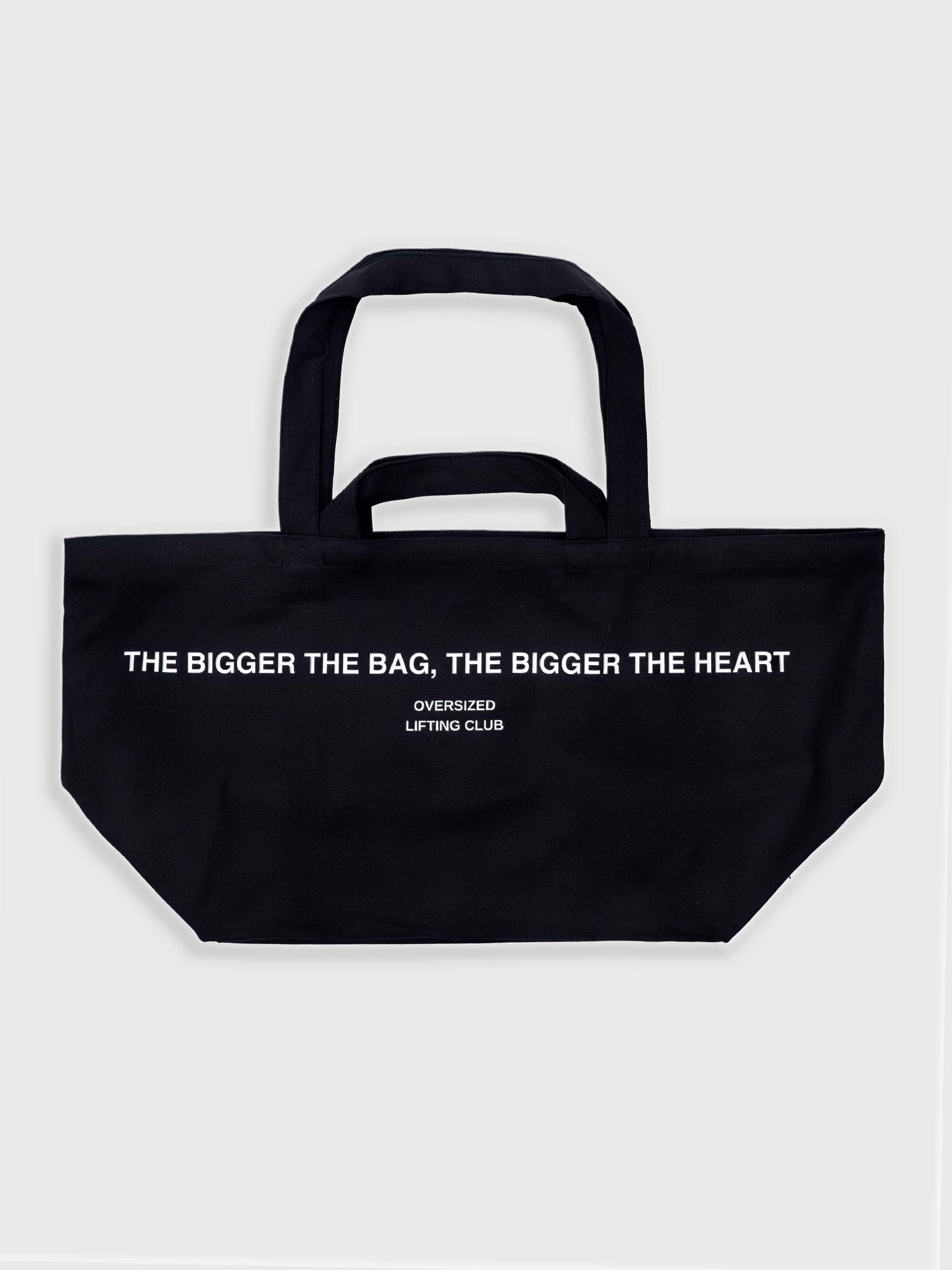 Bigger tote bag - Black/White