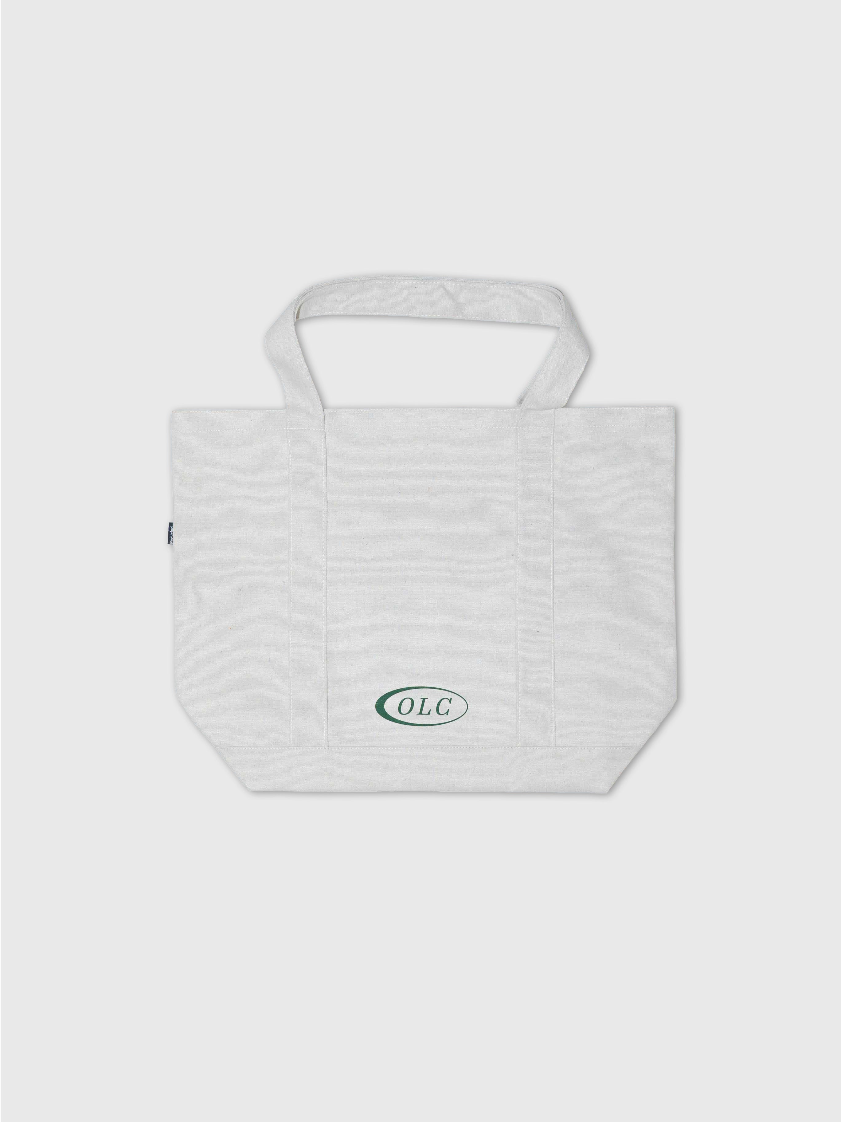 Tote Bag - Cream/Forrest Green