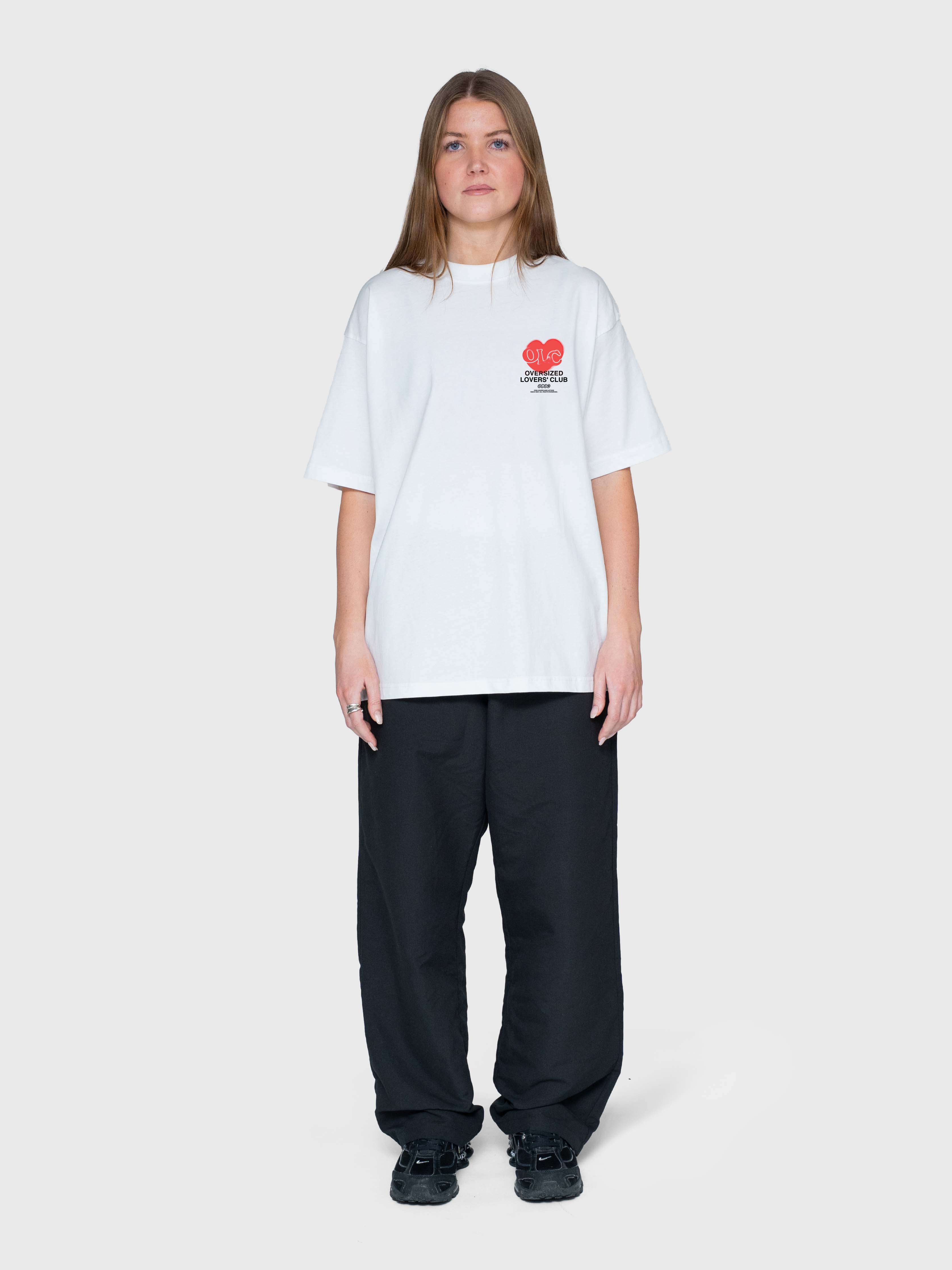 Valentine Graphic Box Tee - White/Black/Red